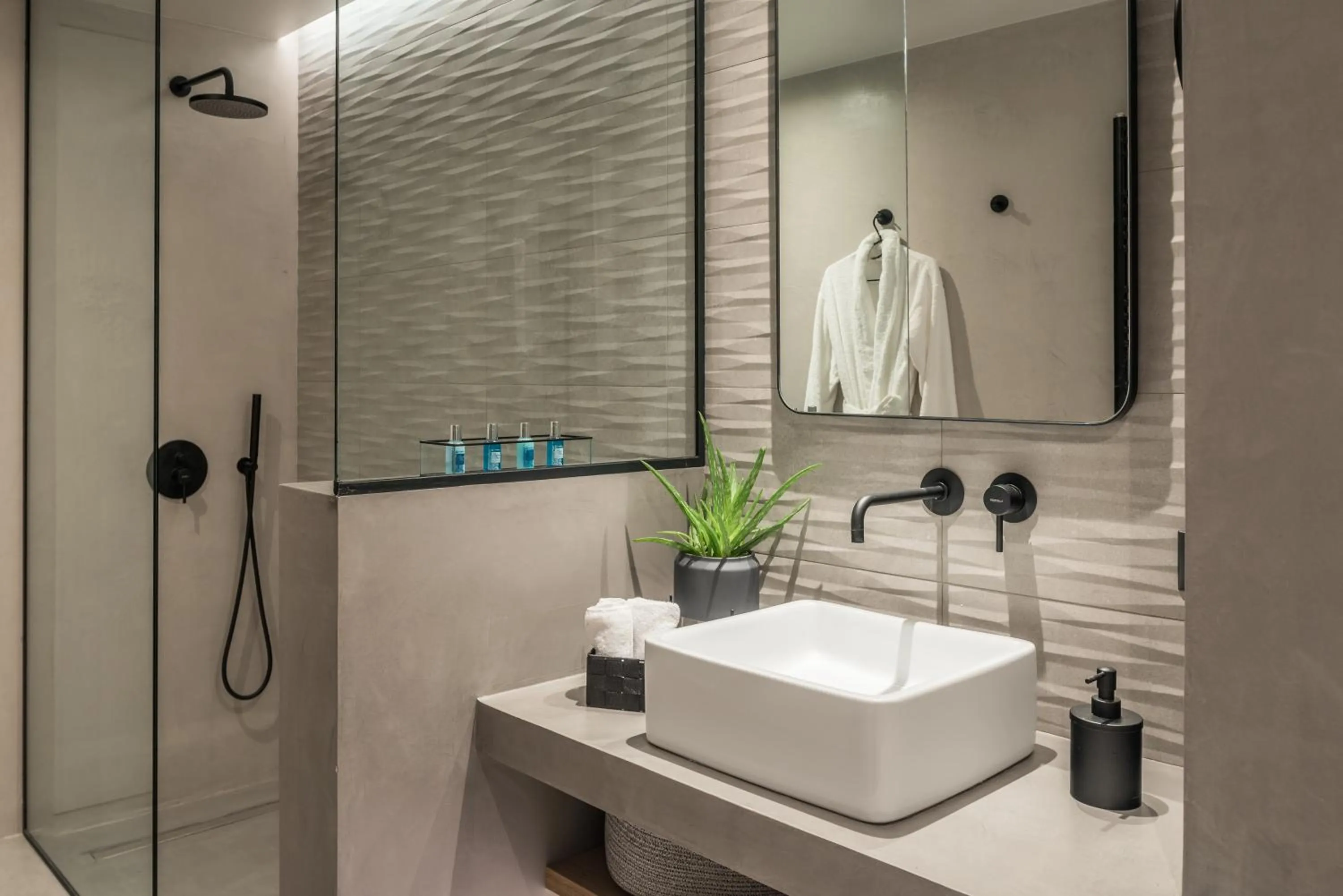 Shower in Urban Suites