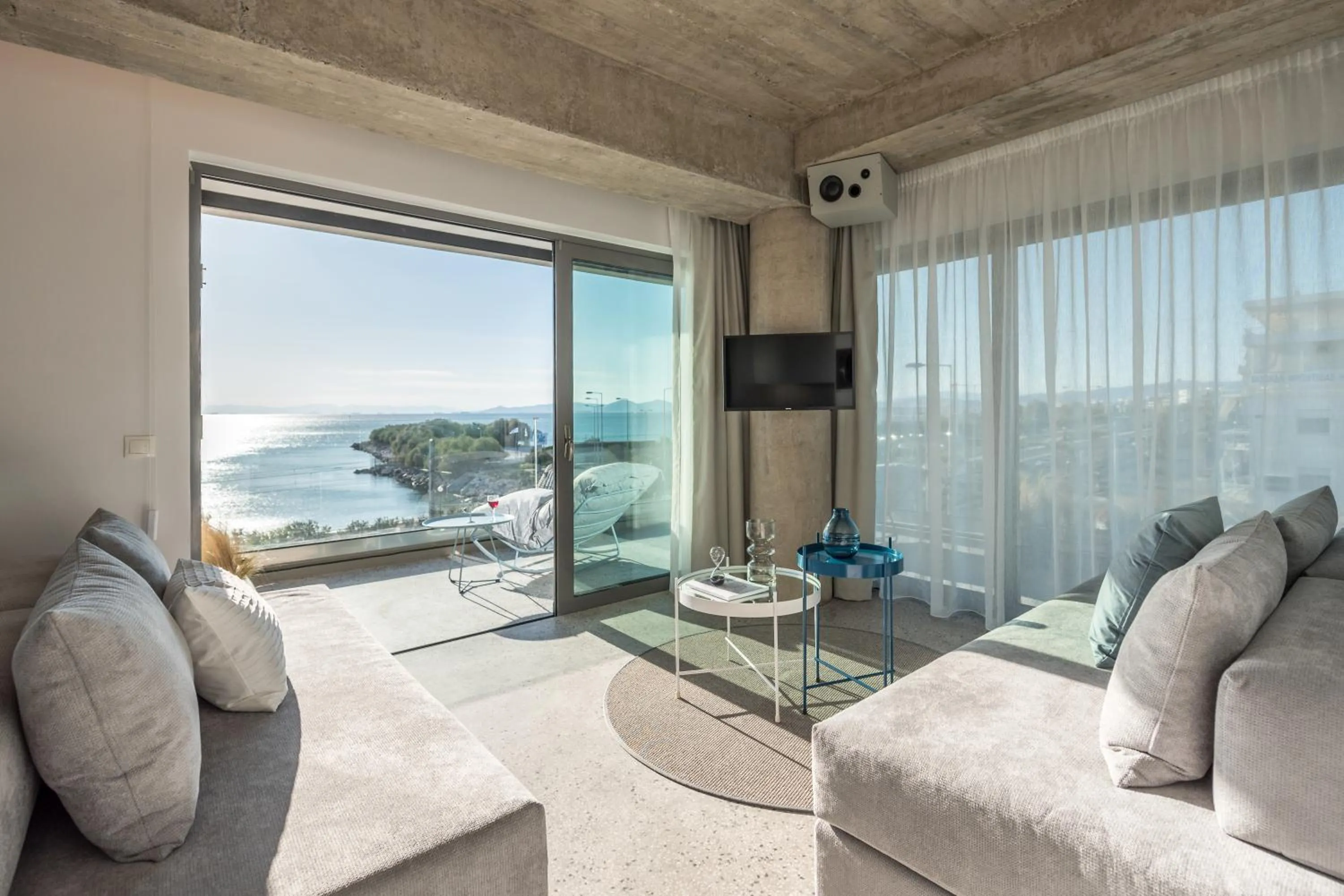 Seating area in Urban Suites