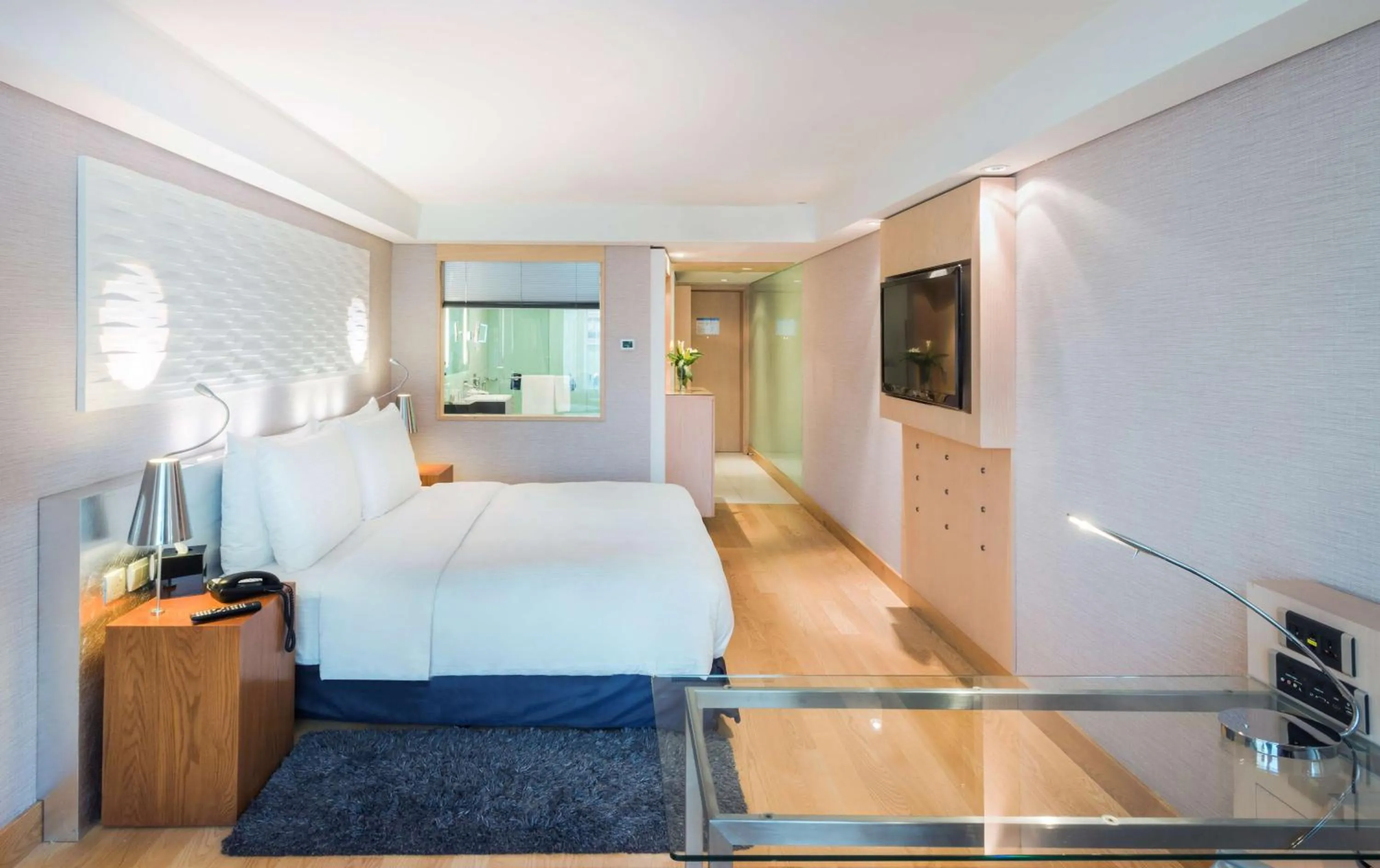 Photo of the whole room, Bed in Radisson Blu Hotel, Kuwait