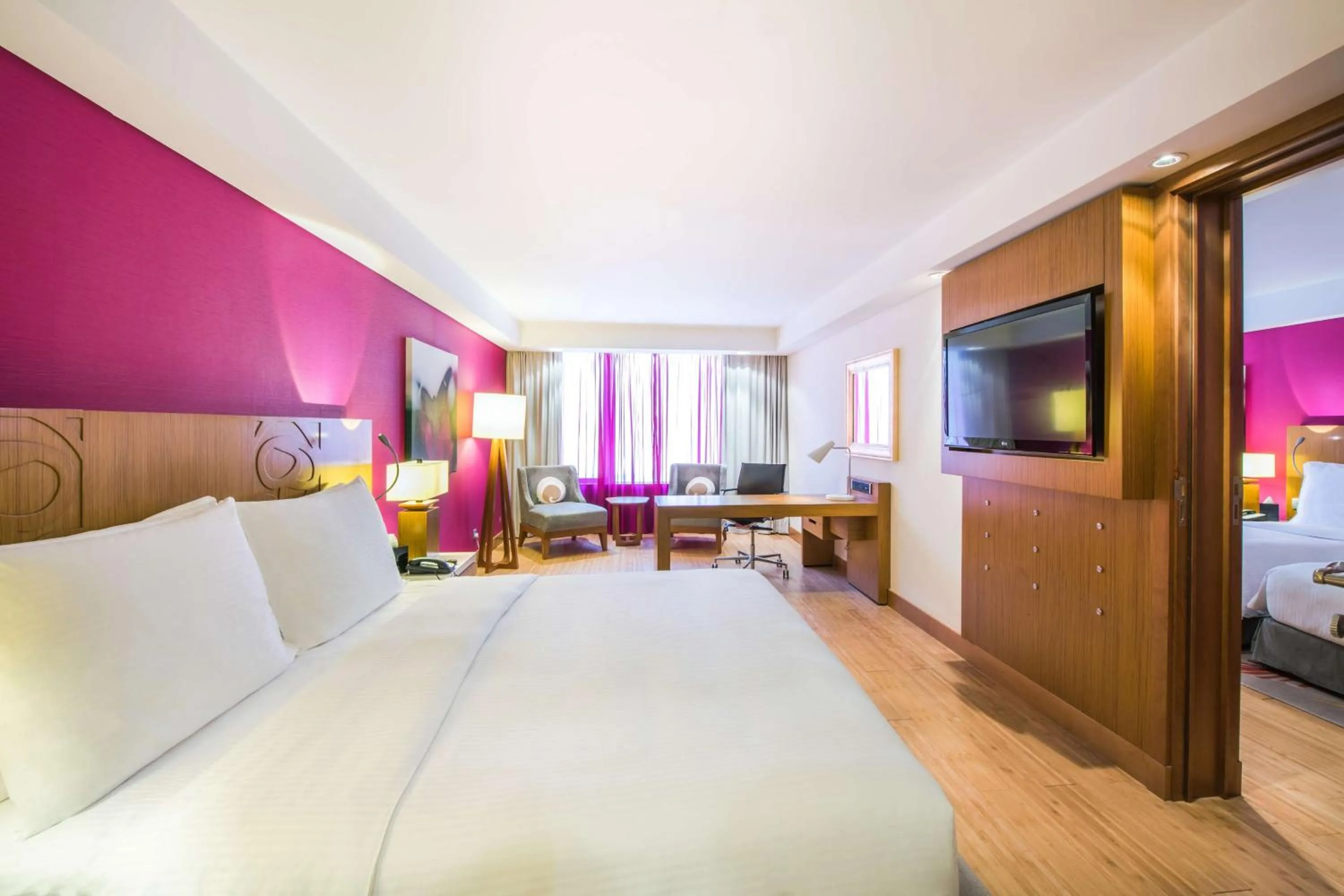 Photo of the whole room, Bed in Radisson Blu Hotel, Kuwait