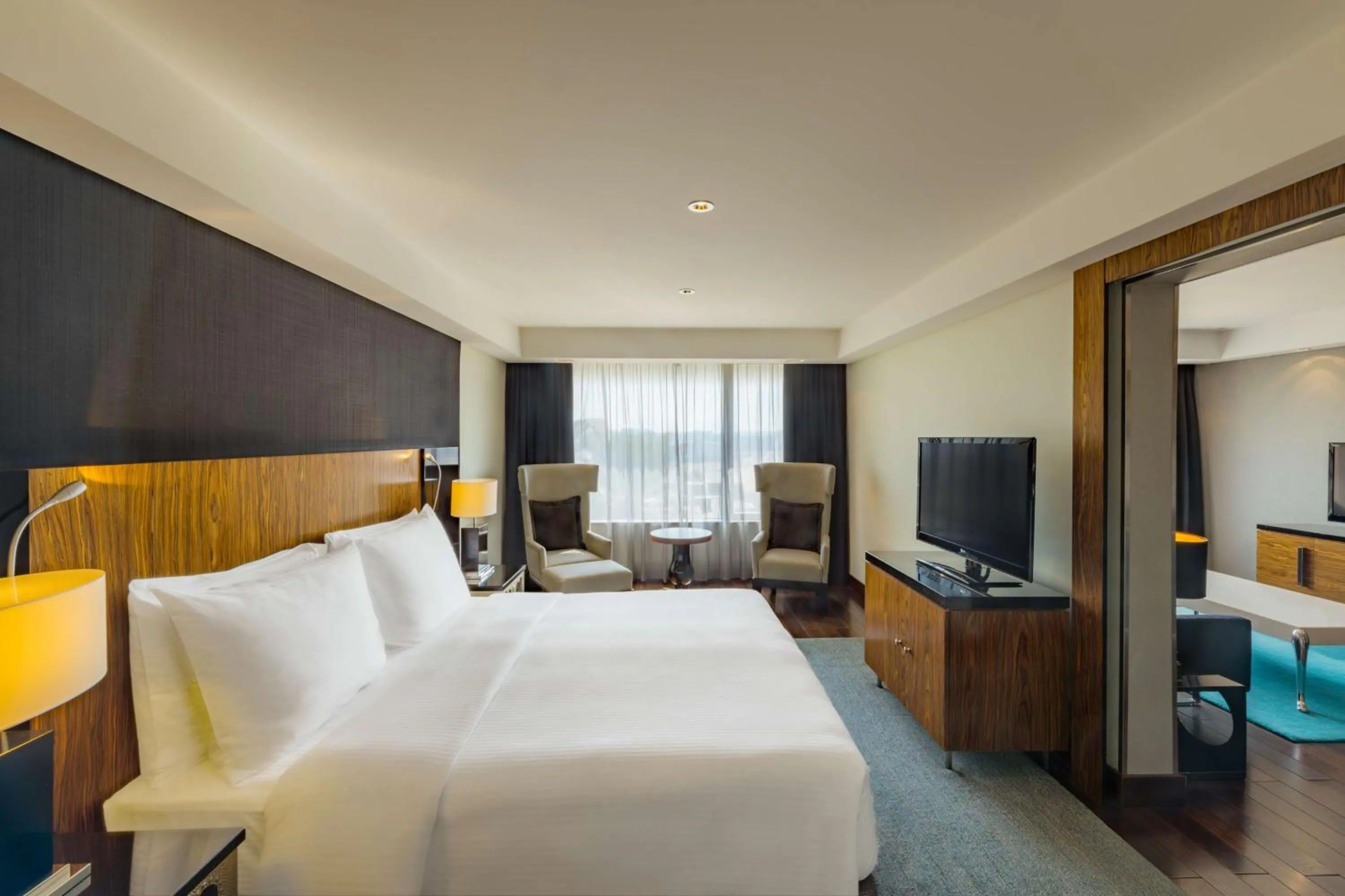 Bed in Radisson Blu Hotel, Kuwait