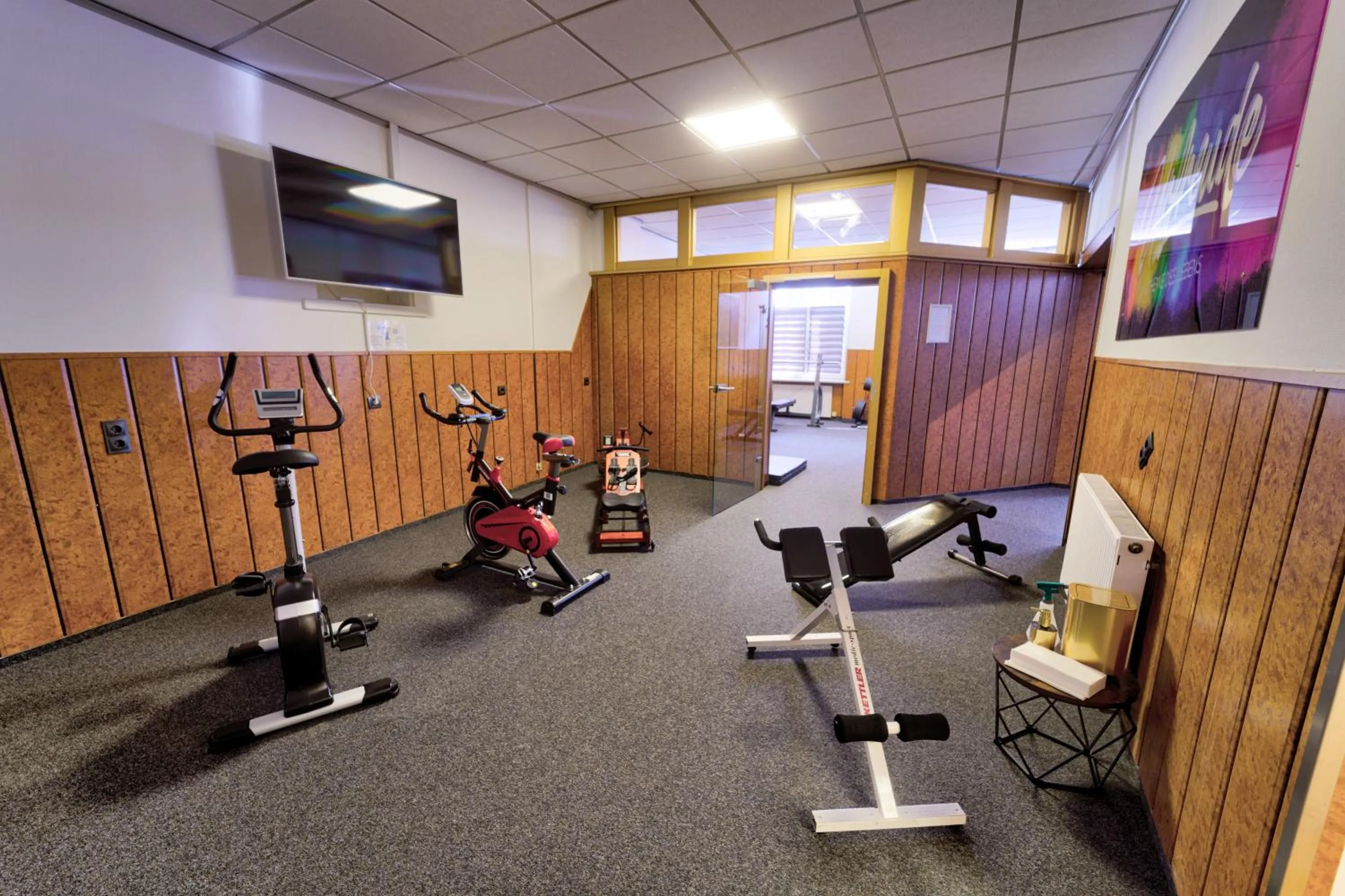 Fitness centre/facilities in Hotel Tanne
