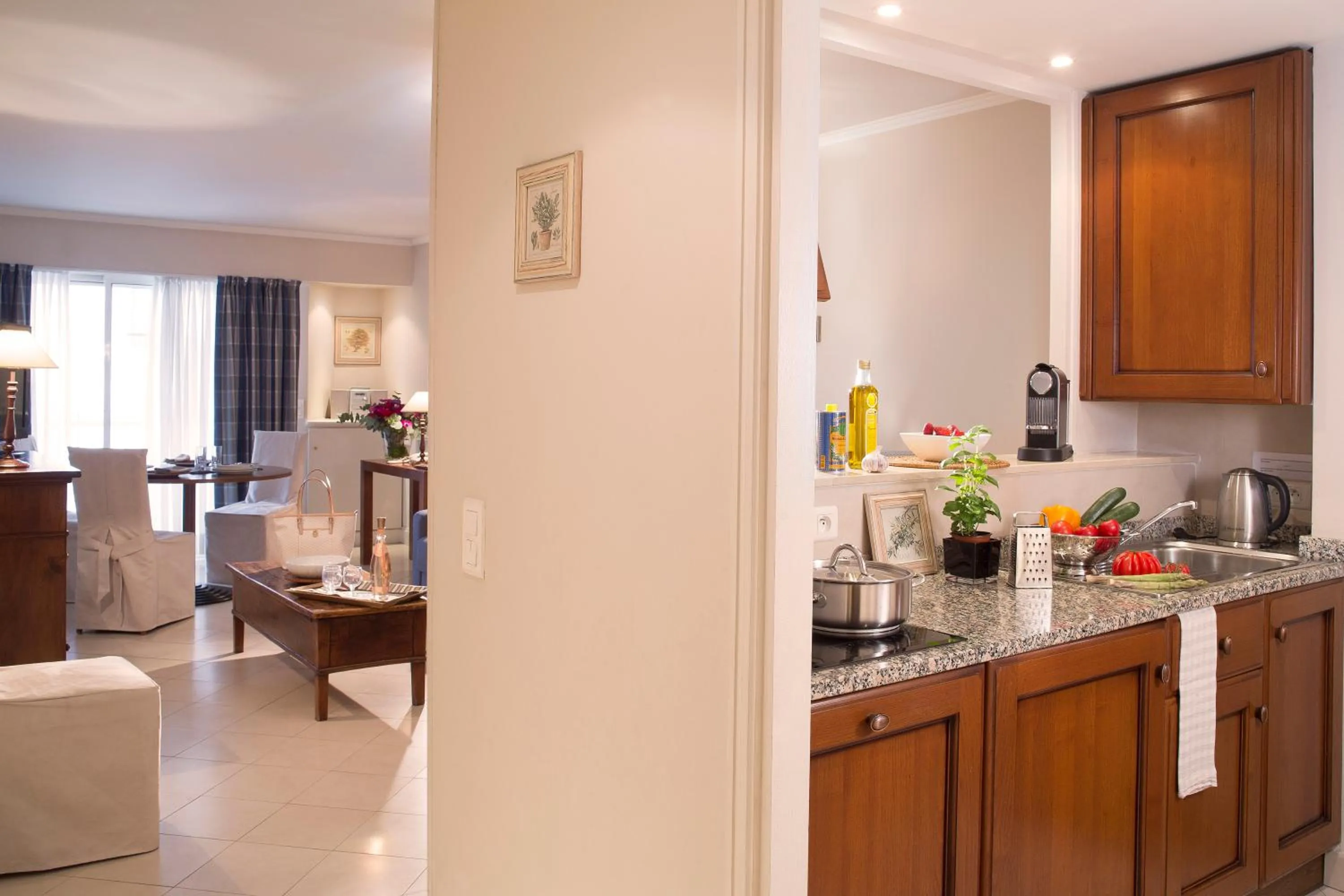 Kitchen or kitchenette in Villa d'Estelle