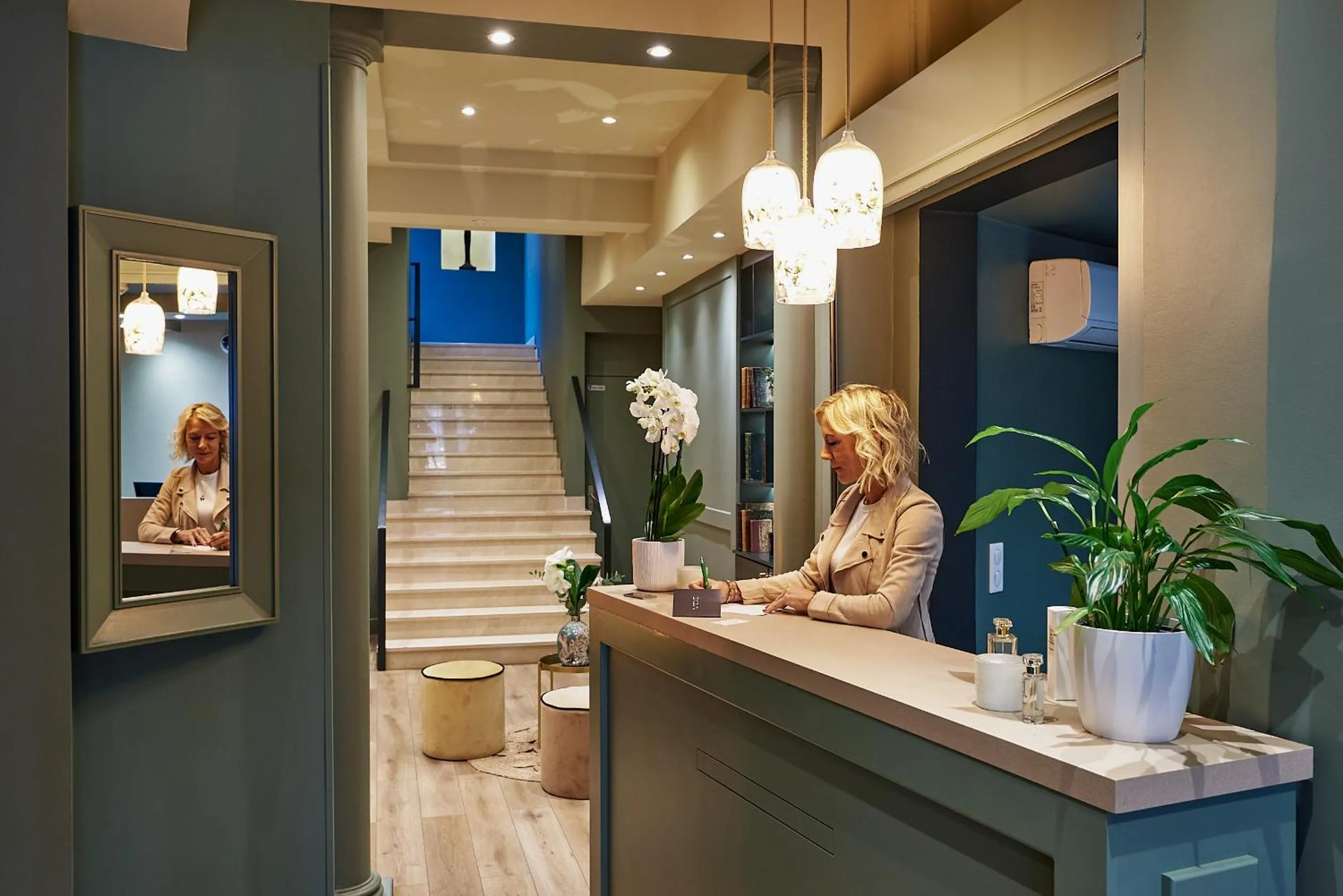 Lobby or reception in Villa d'Estelle