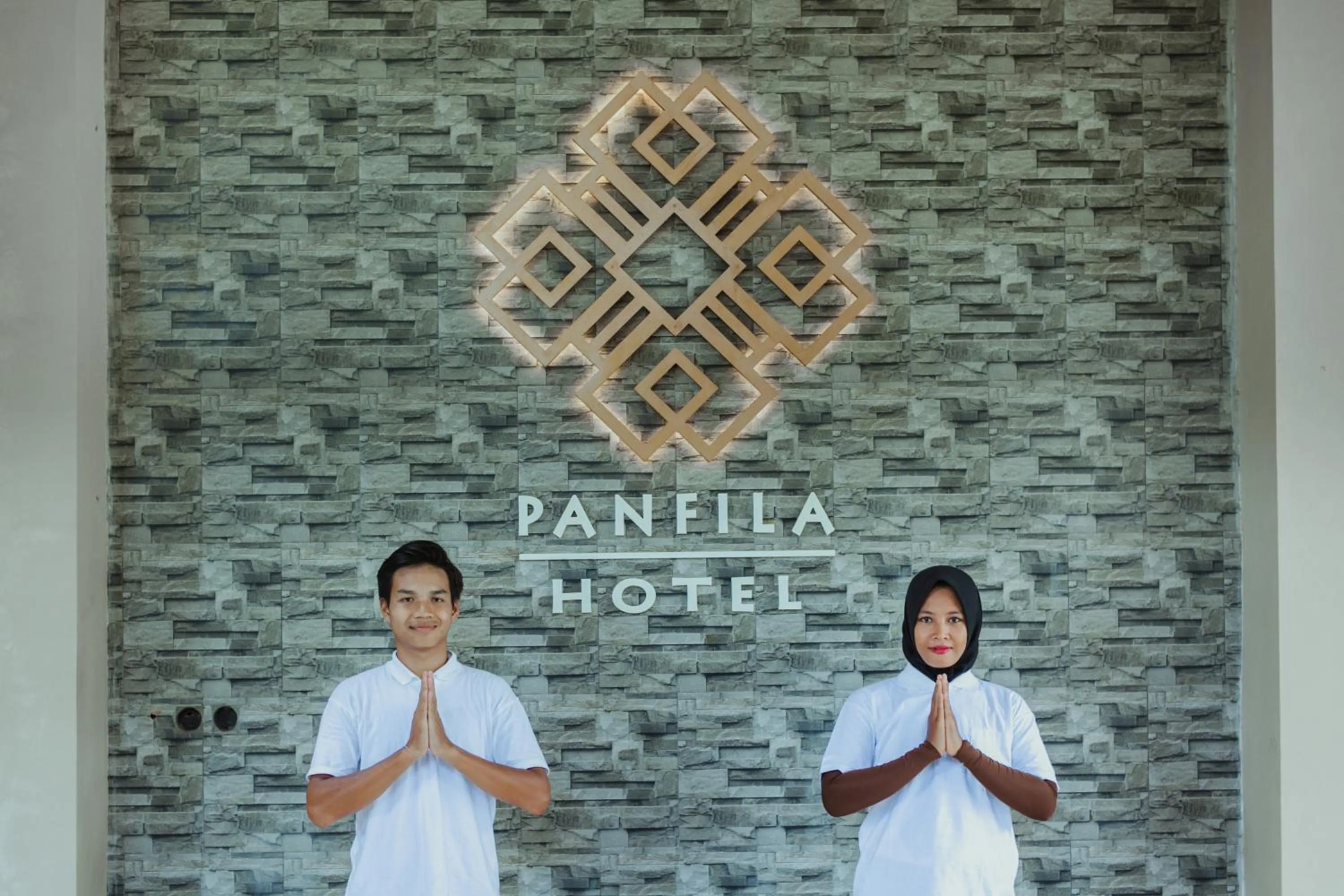 Property logo or sign in panfila hotel