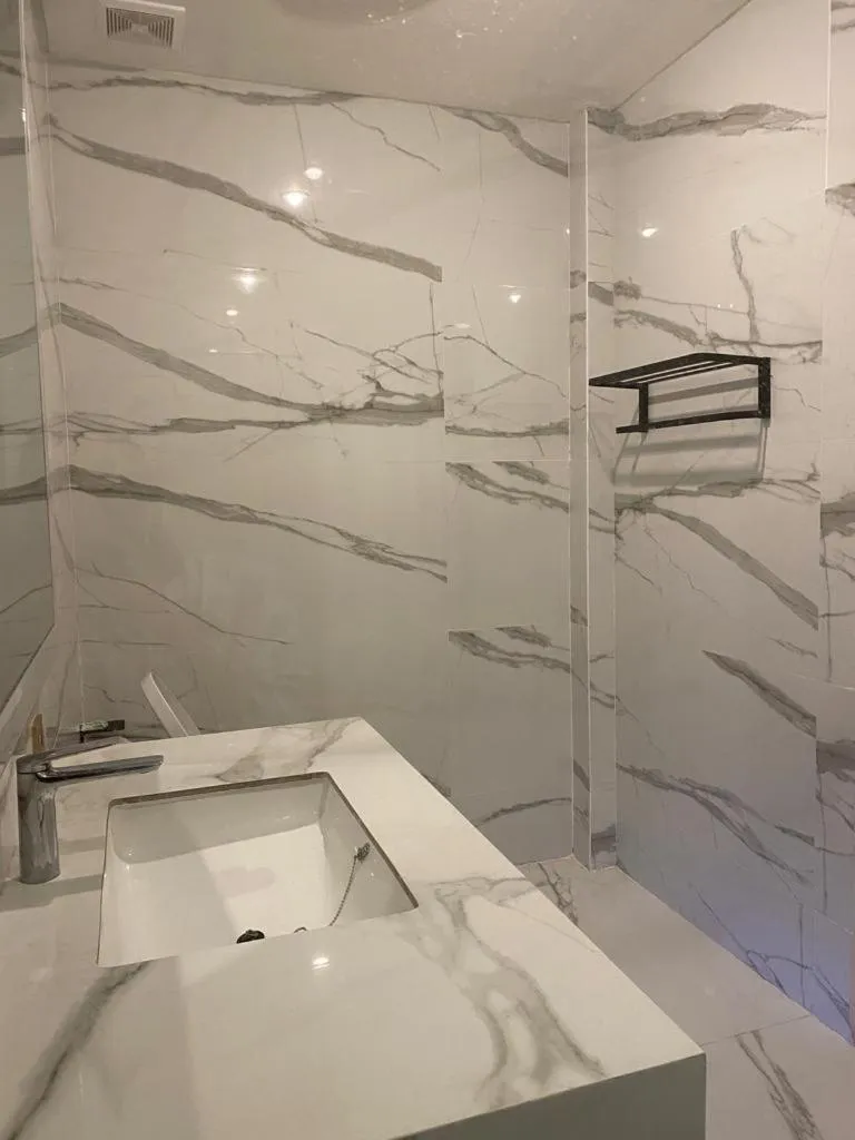 Bathroom in panfila hotel