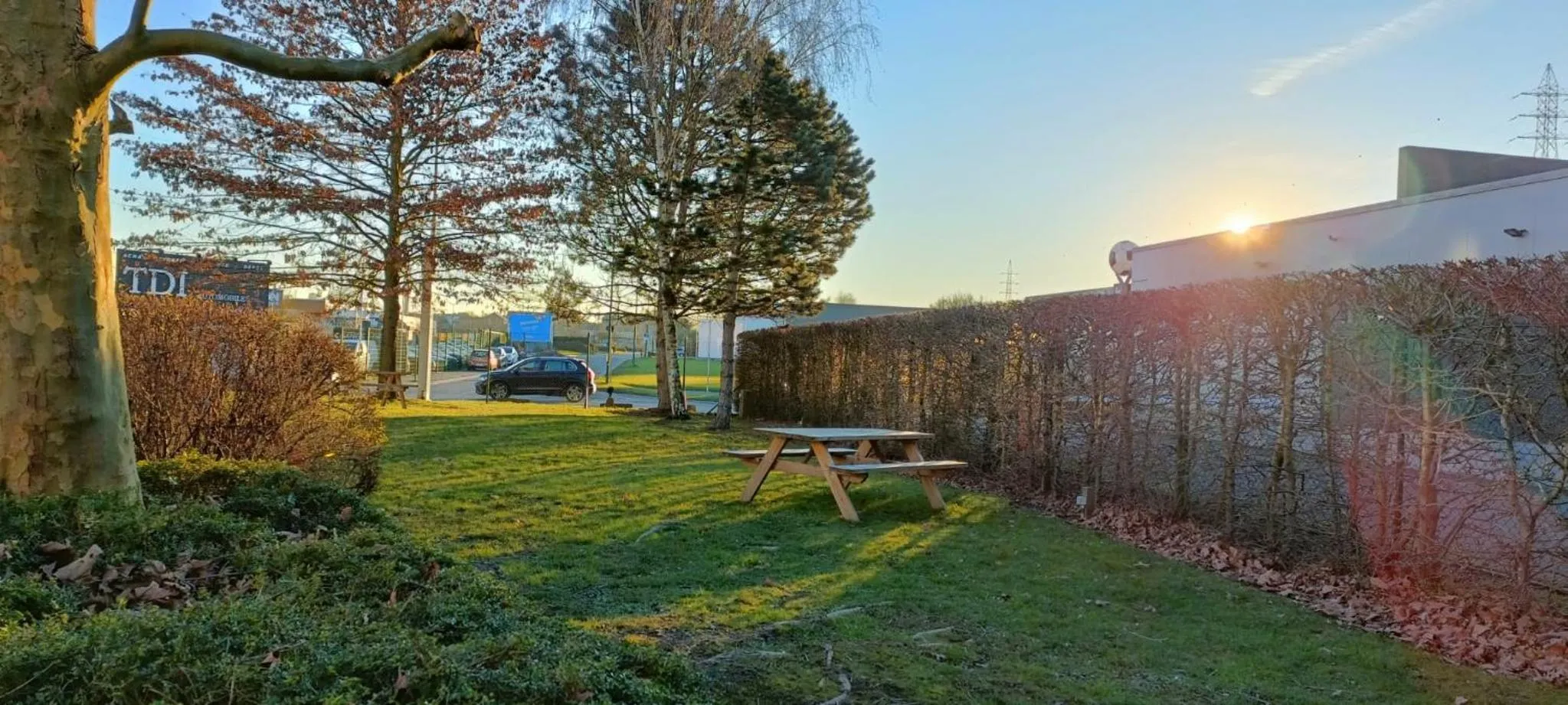 Garden view, Property Building in ibis Budget Liege