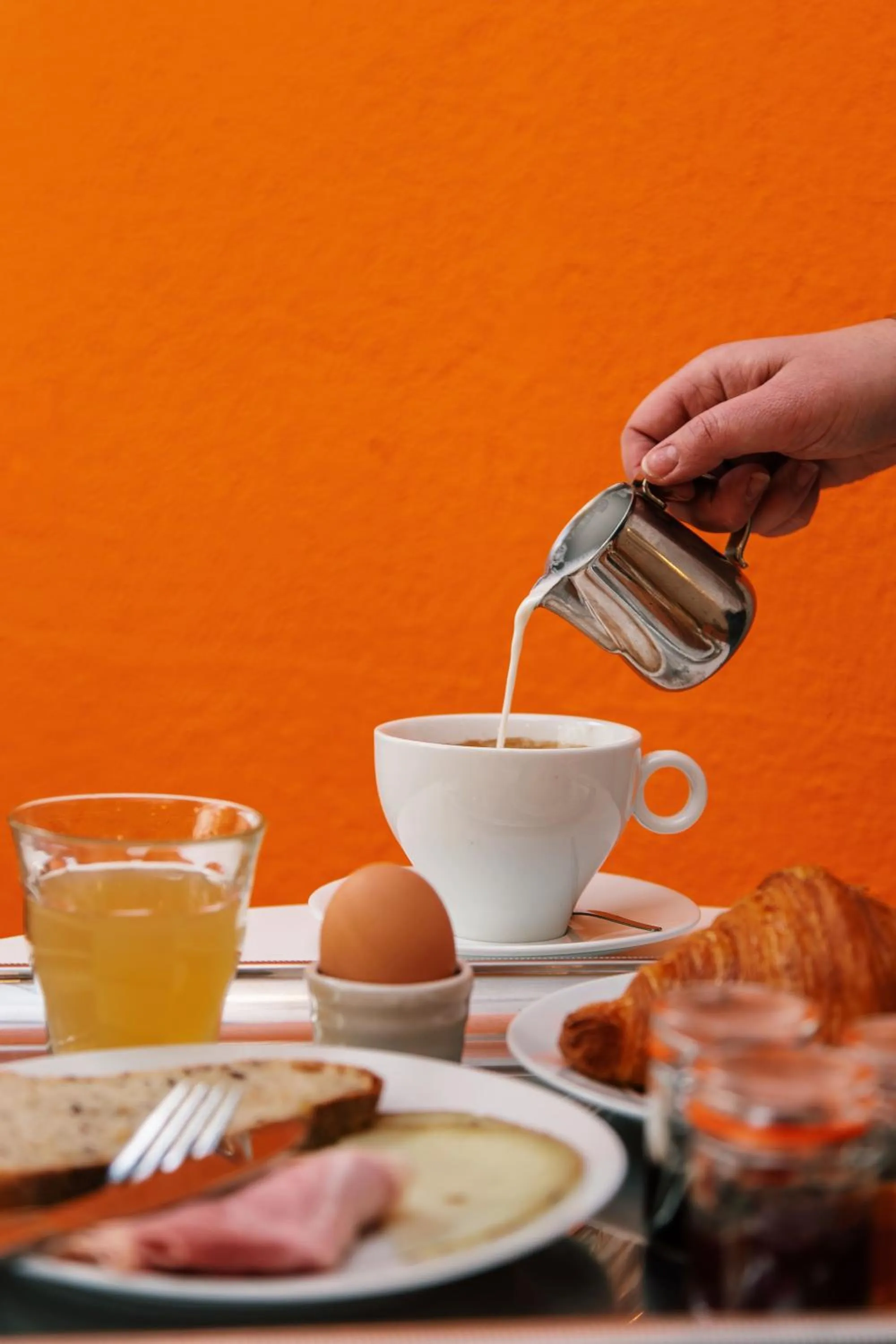 Breakfast in OLDEGAR Hôtel