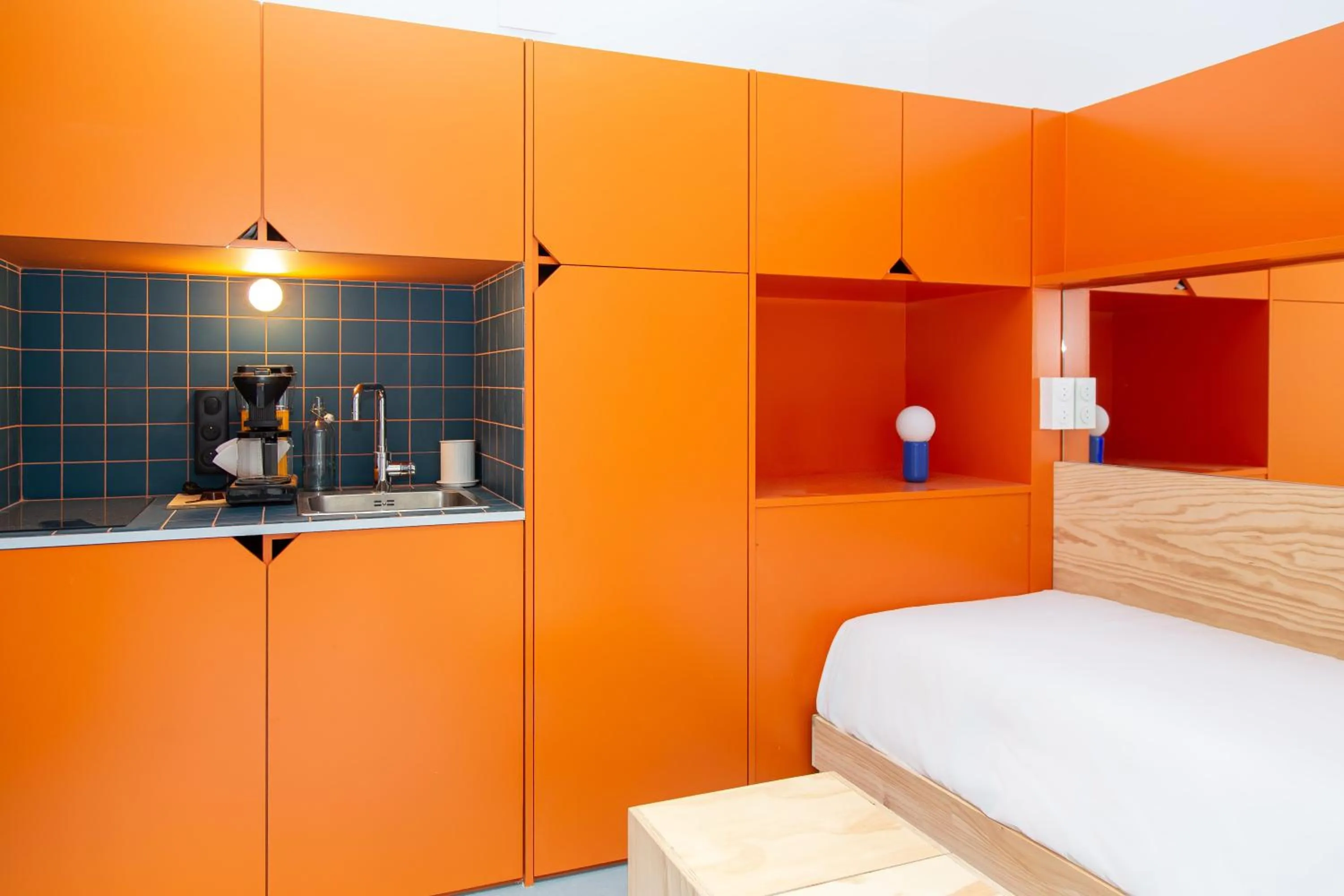 furniture, Bed in OLDEGAR Hôtel