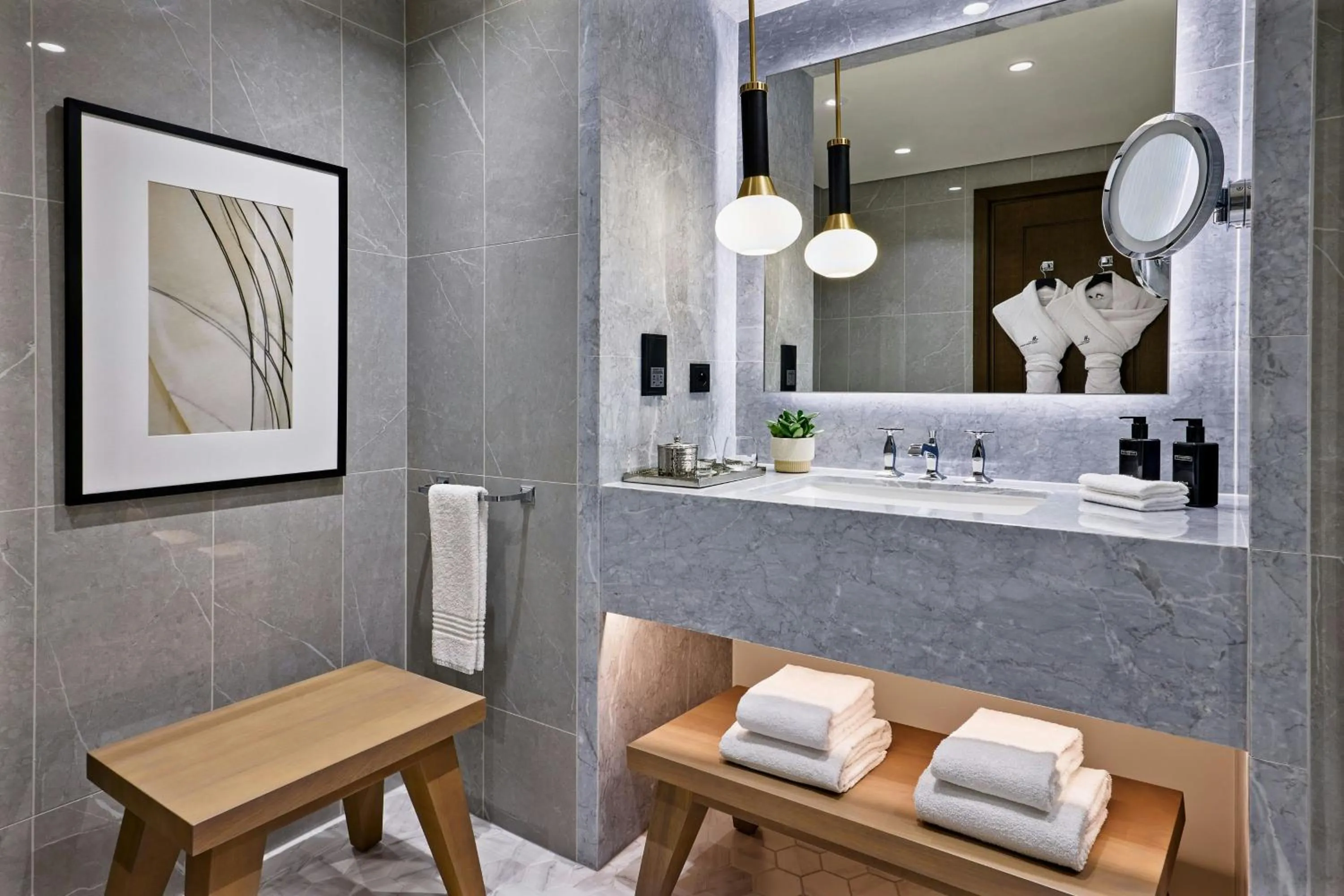 Bathroom in Paris Marriott Champs Elysees Hotel