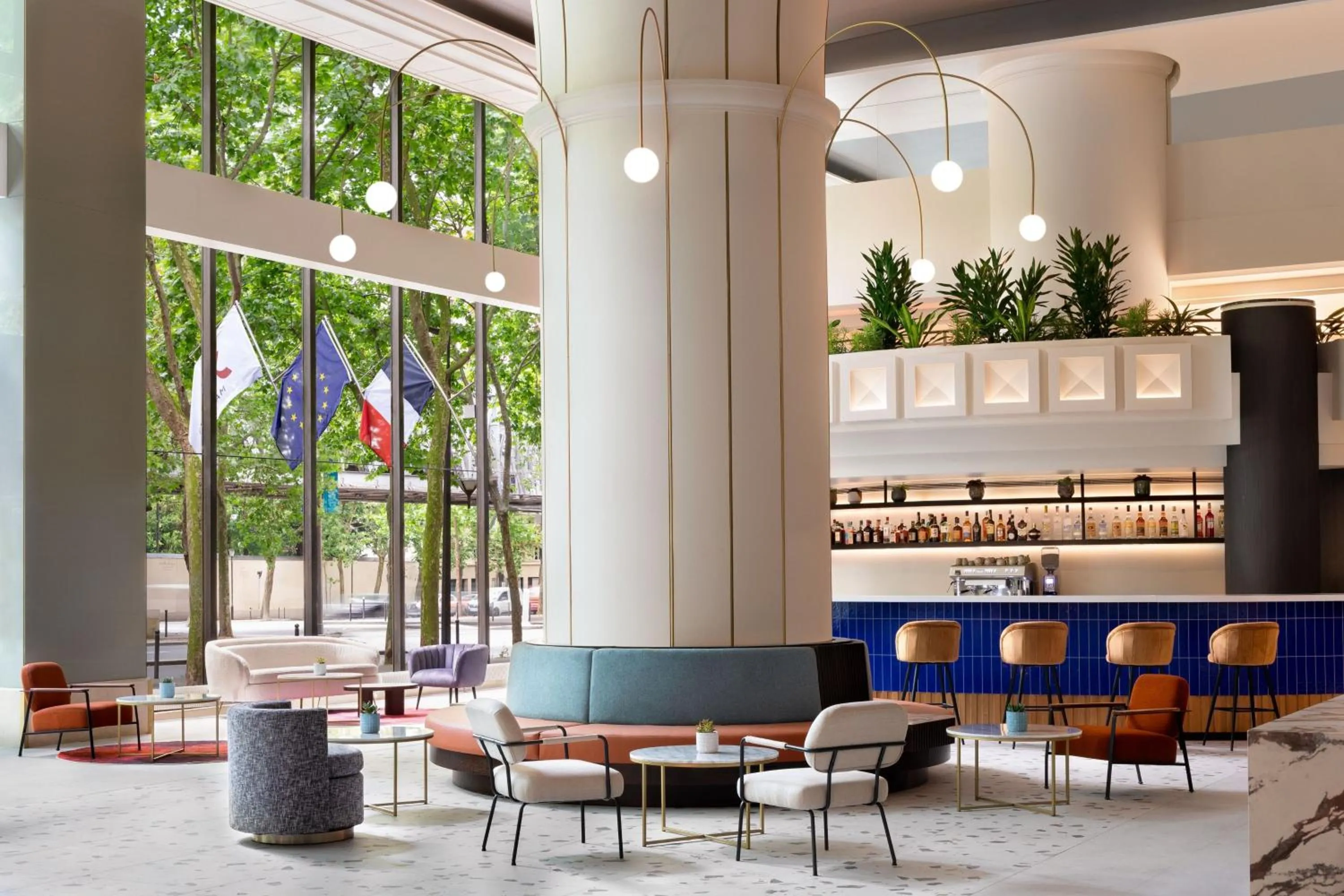 Lobby or reception in Paris Marriott Rive Gauche Hotel & Conference Center