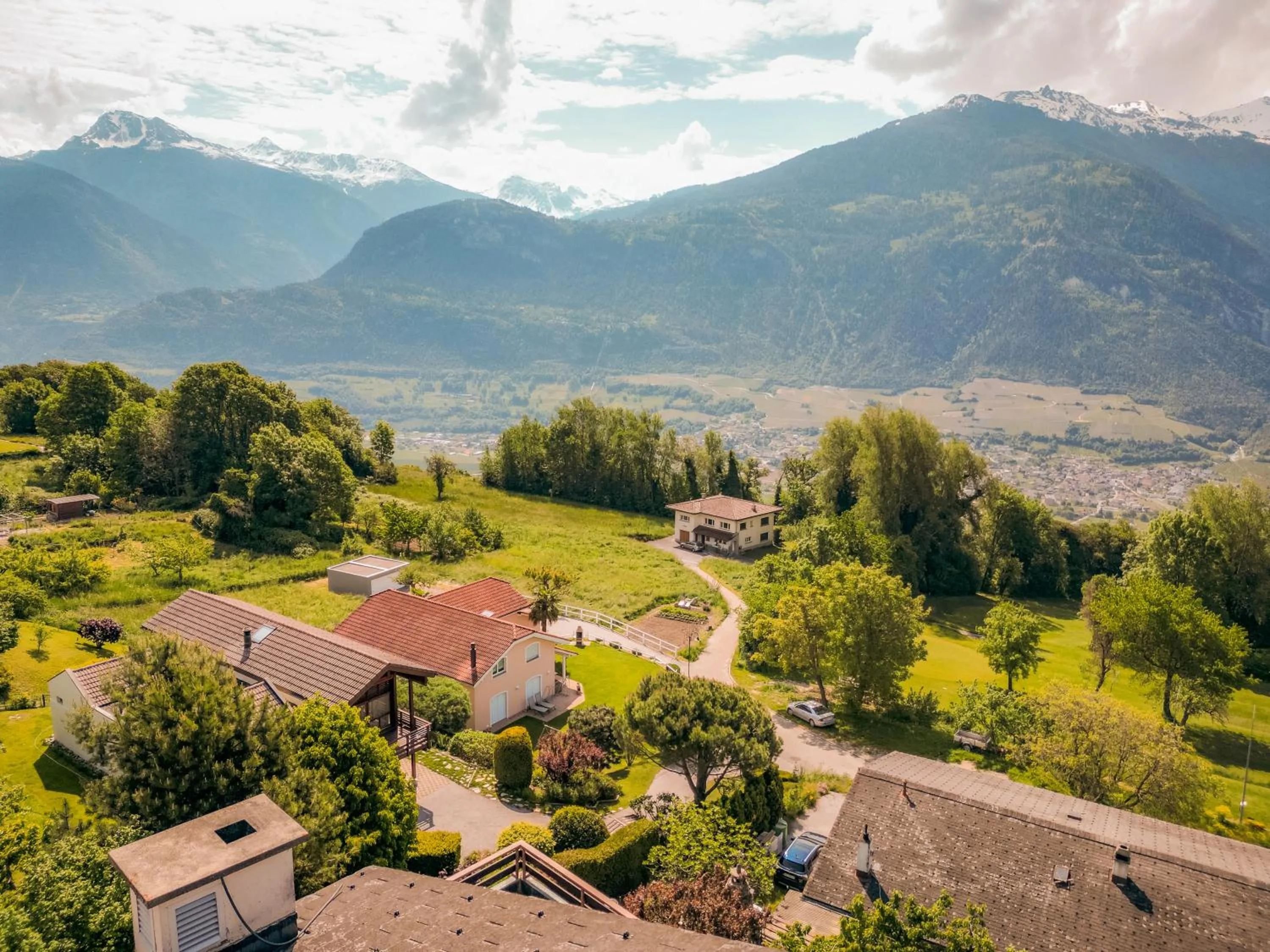 Mountain view in Relais Fleuri