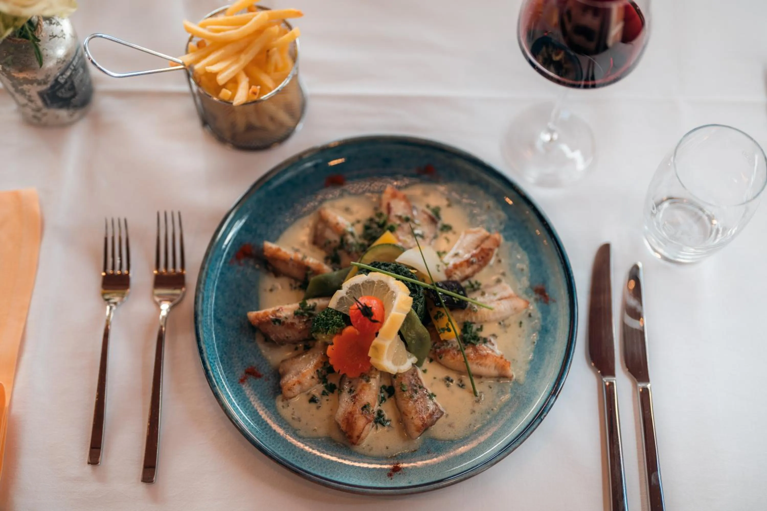 Food and drinks in Relais Fleuri