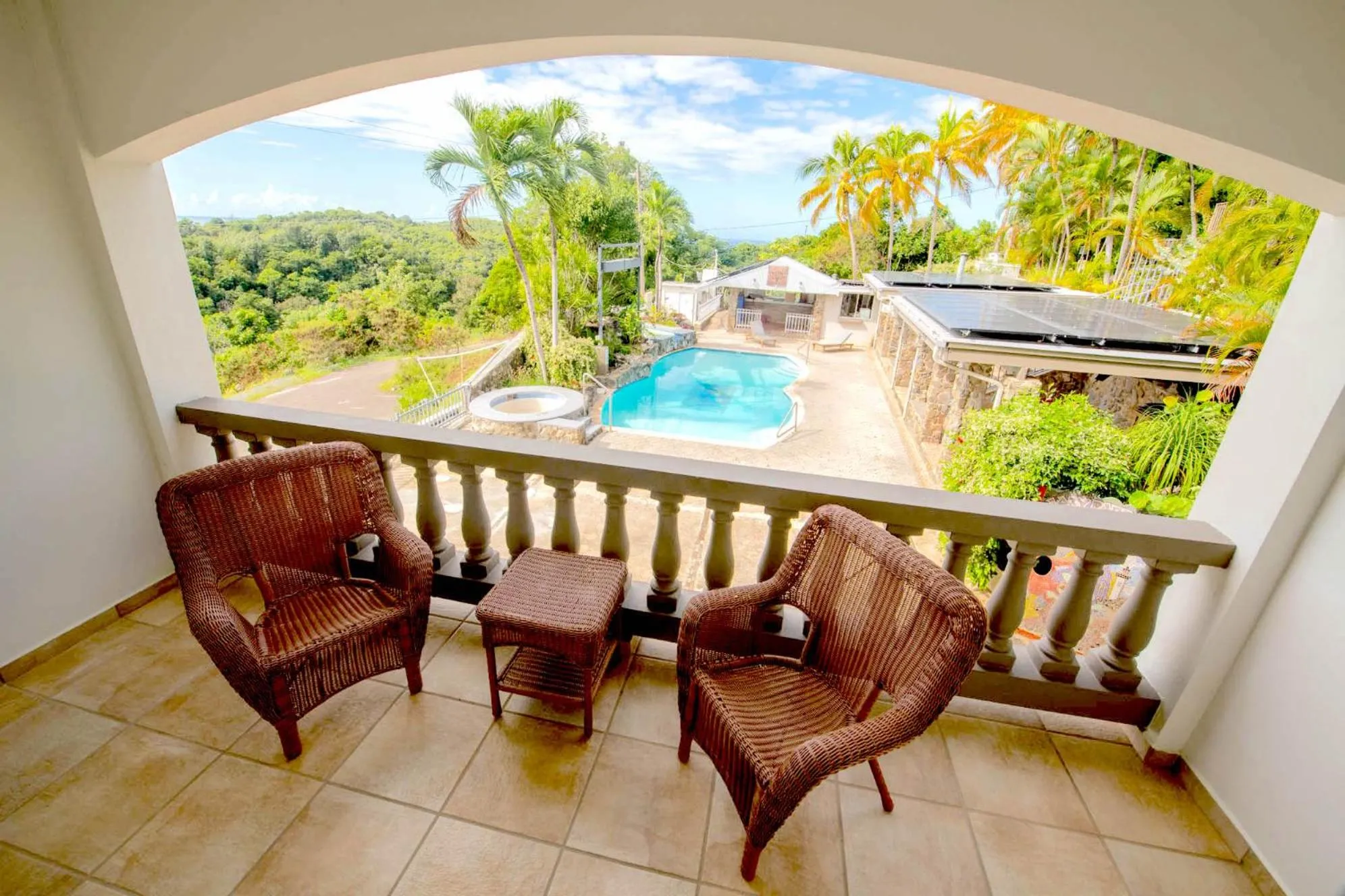 Property building in Lazy Parrot Inn