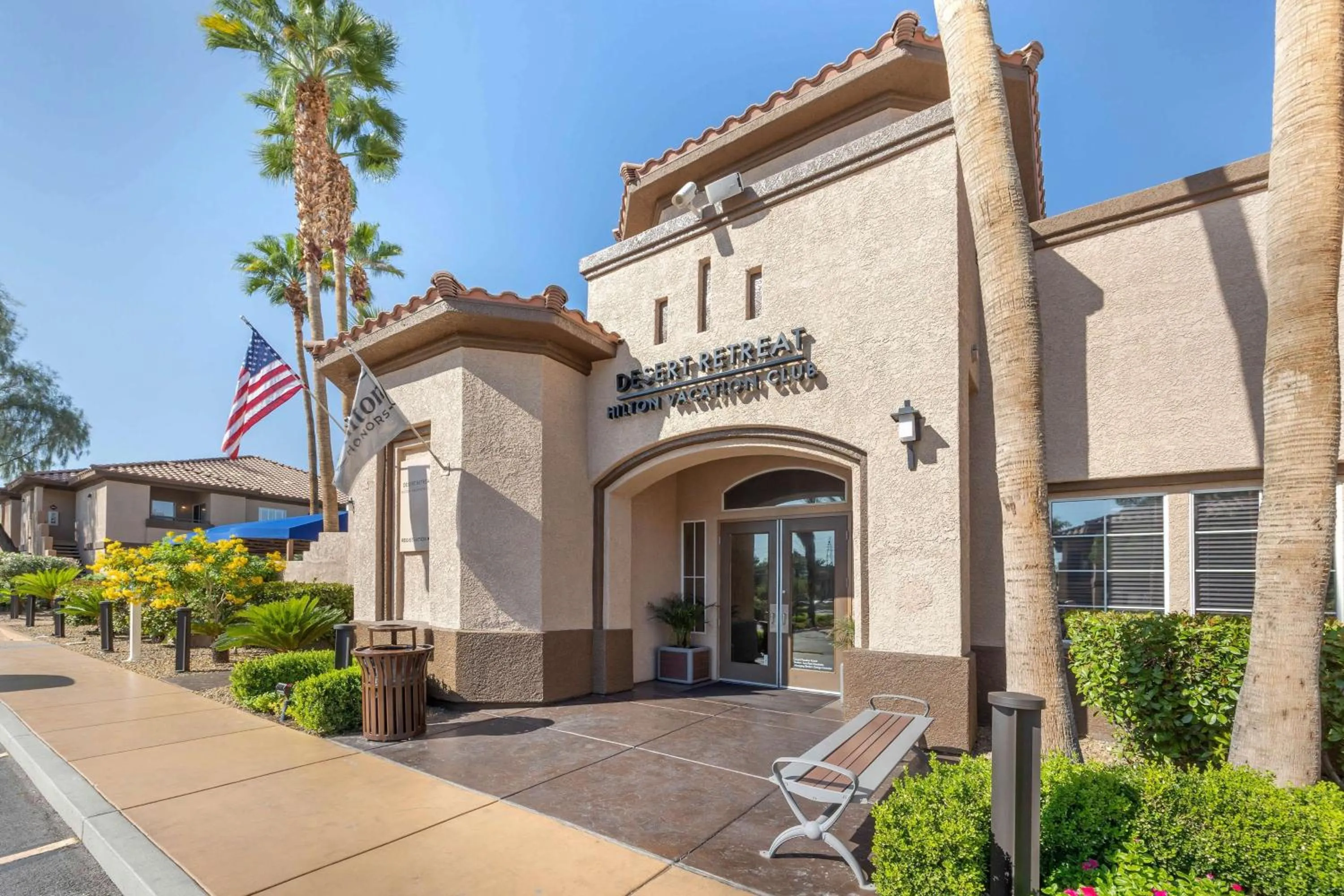 Property building in Hilton Vacation Club Desert Retreat Las Vegas