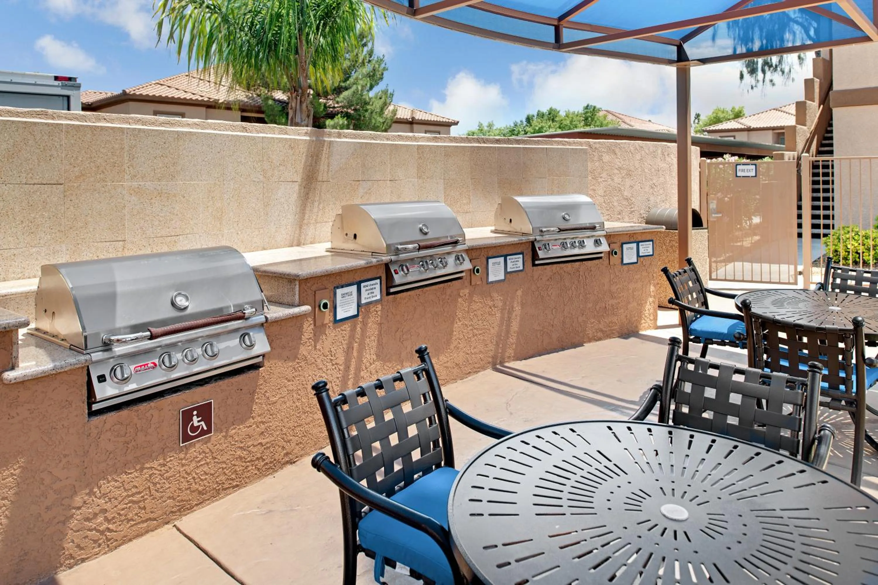 BBQ facilities in Hilton Vacation Club Desert Retreat Las Vegas