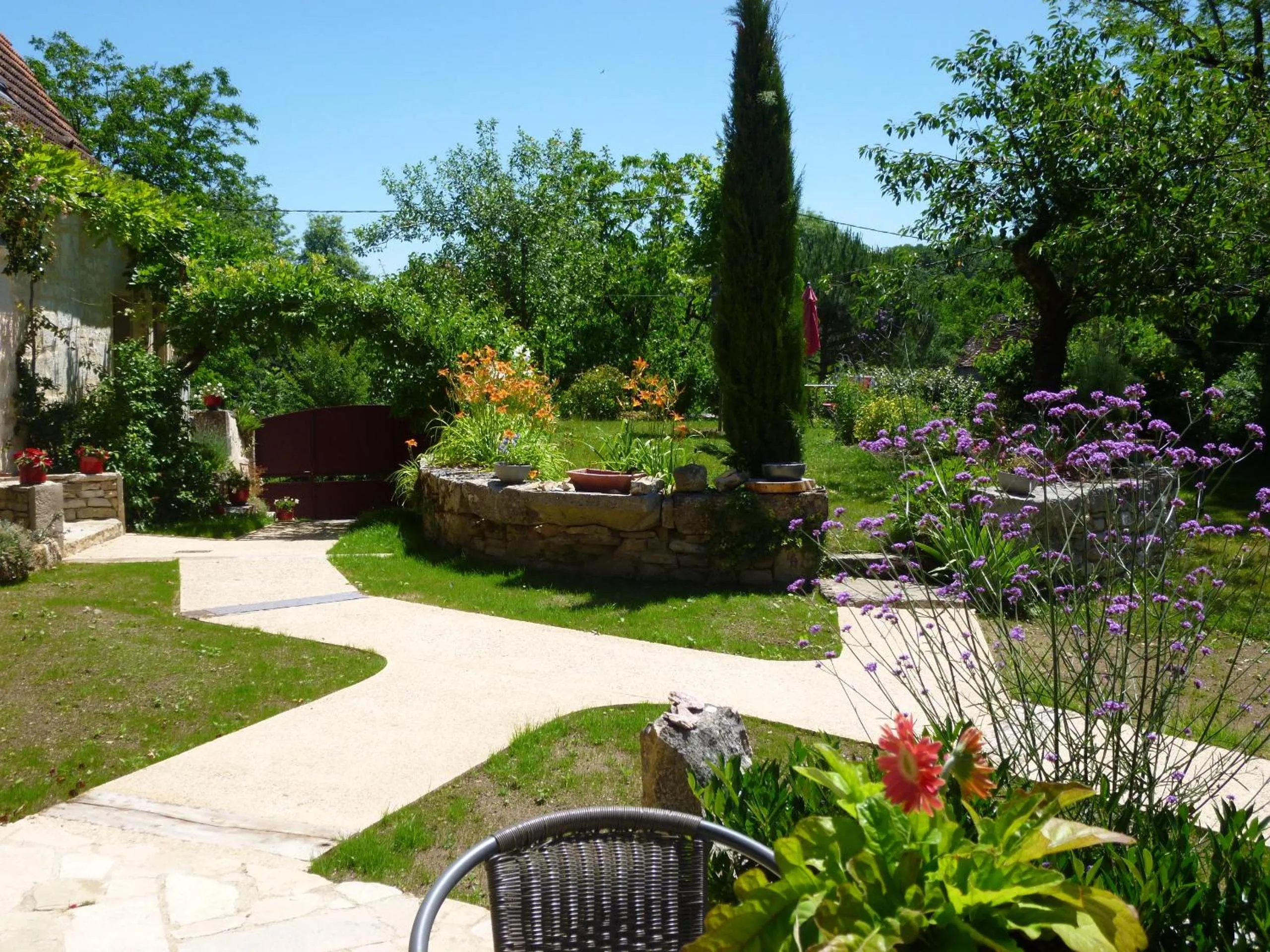Garden in Au Mas de Gamet