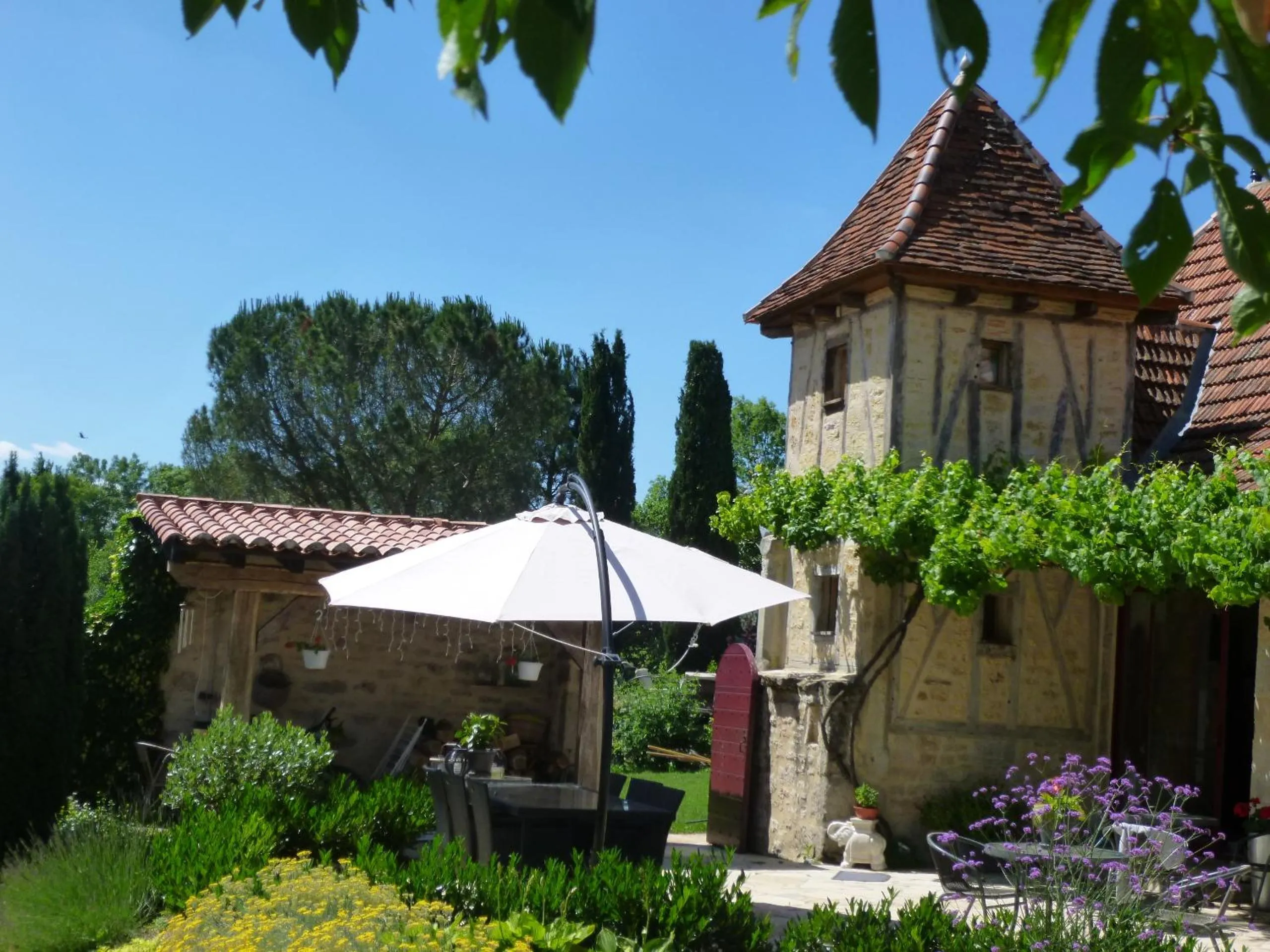 Patio in Au Mas de Gamet