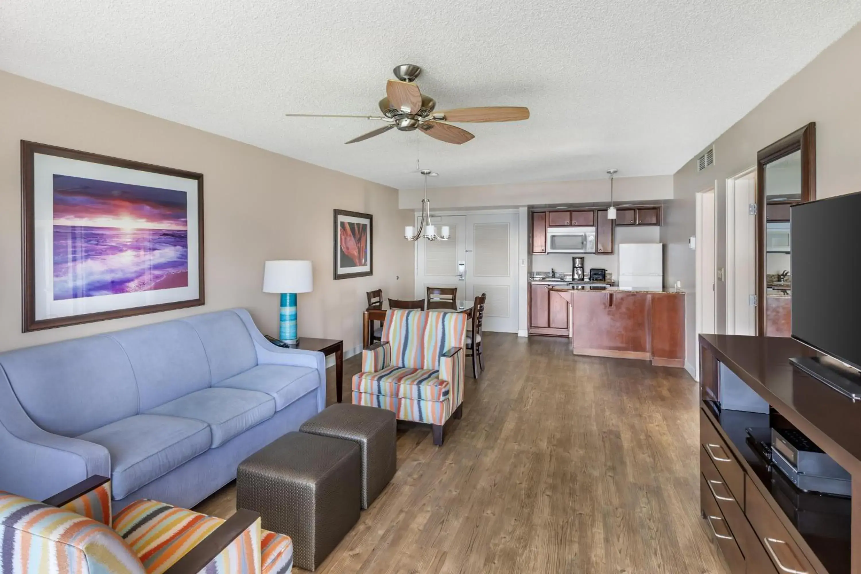 One-Bedroom King Suite with Balcony and Panoramic Ocean View in Hilton Vacation Club Ka'anapali Beach Maui One-Bedroom King Suite with Balcony and Panoramic Ocean View in Hilton Vacation Club Ka'anapali Beach Maui