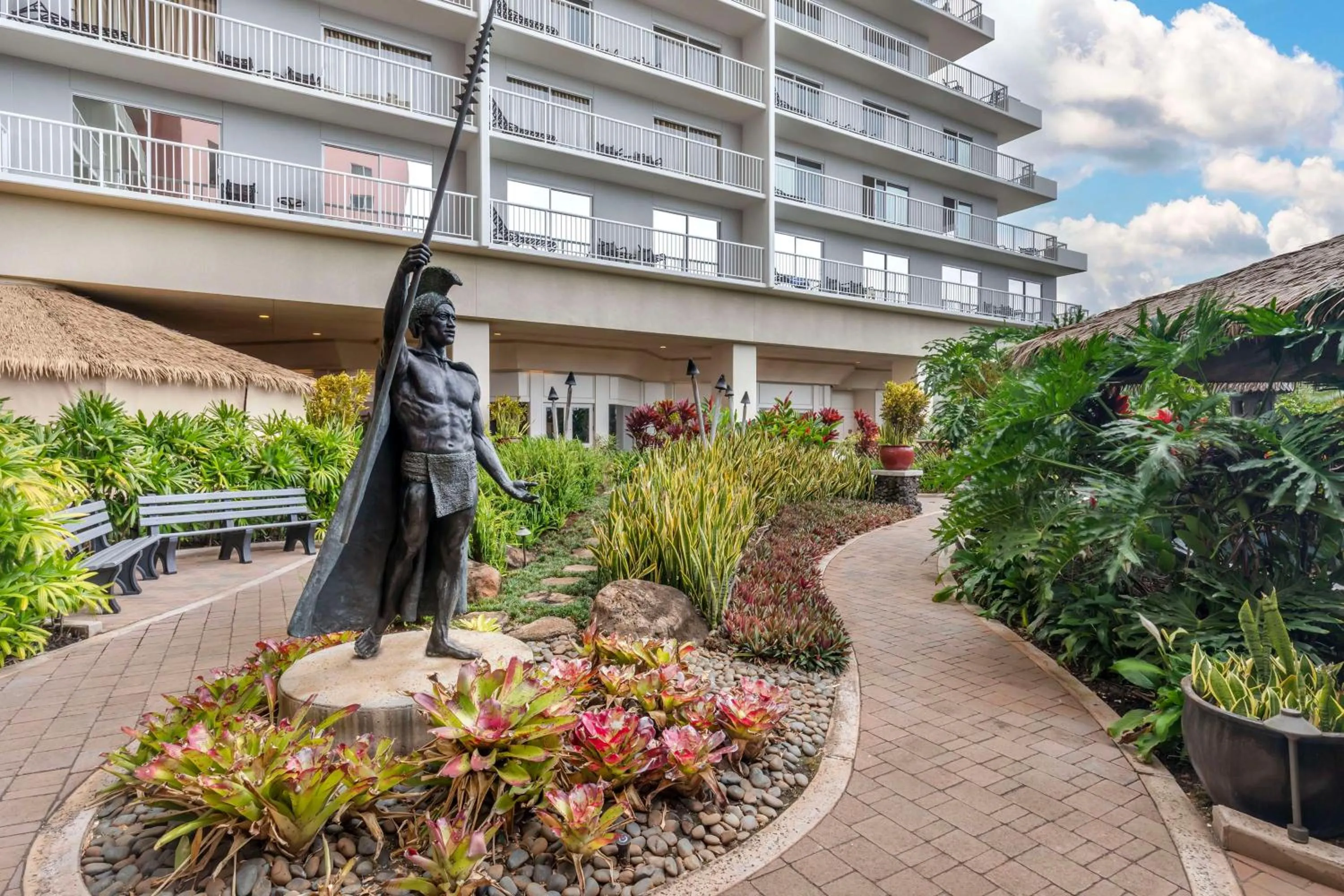 Garden in Hilton Vacation Club Ka'anapali Beach Maui