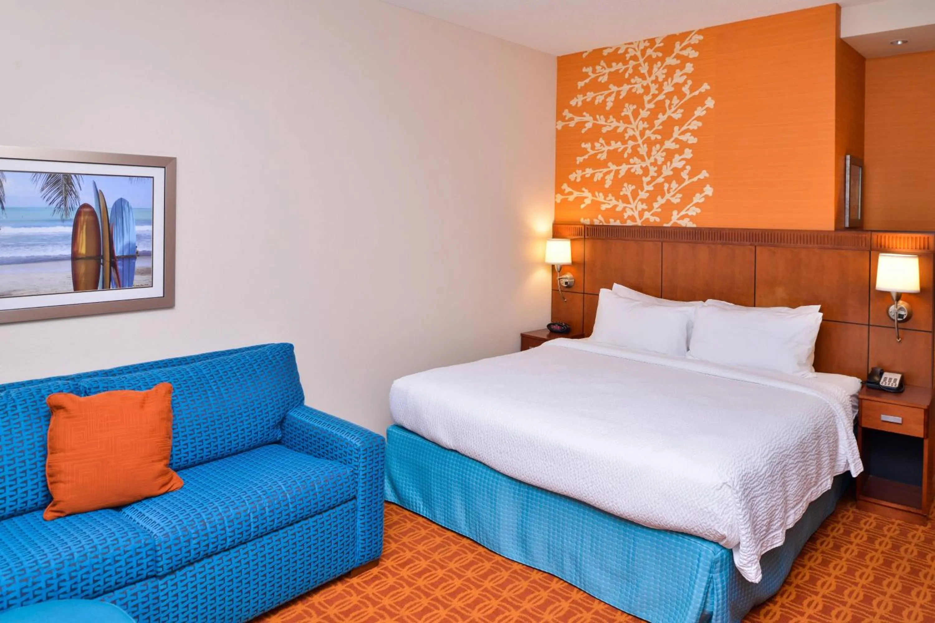 Photo of the whole room, Bed in Fairfield Inn & Suites Orlando Ocoee