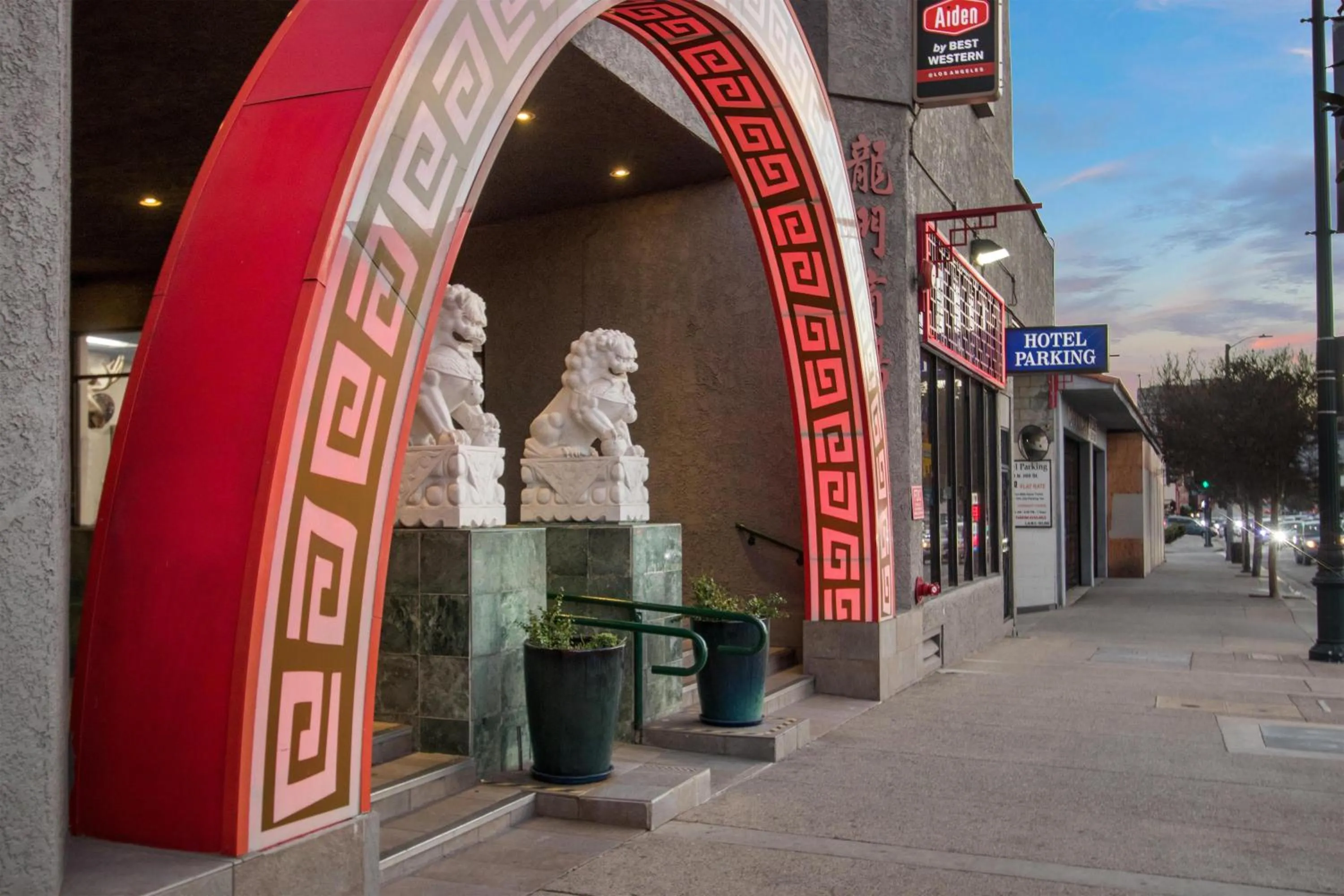Property building in Aiden Los Angeles Downtown Dragon Gate Inn