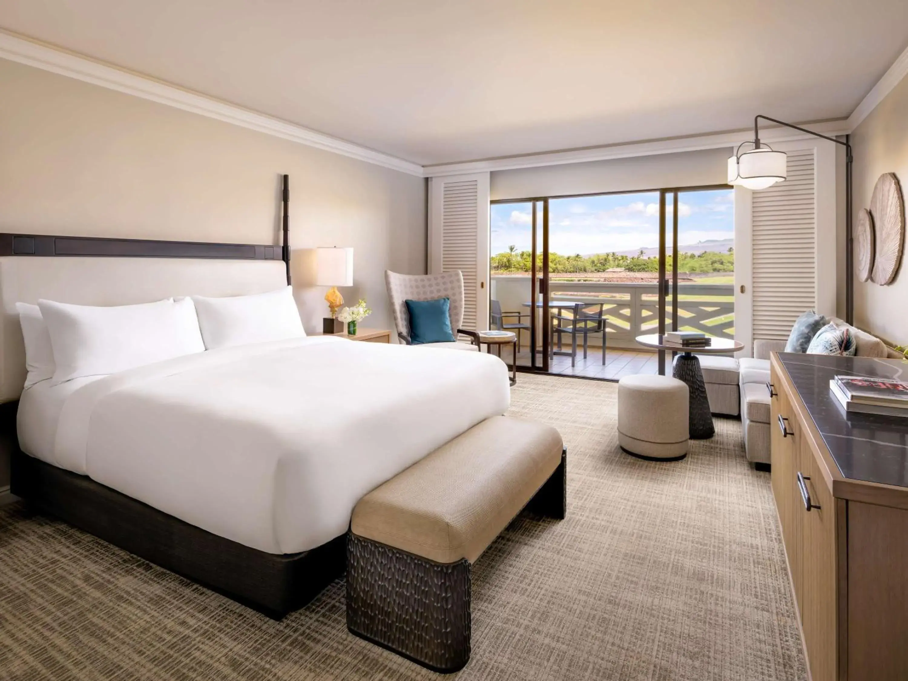 King Room with Partiel Ocean View in Fairmont Orchid King Room with Partiel Ocean View in Fairmont Orchid