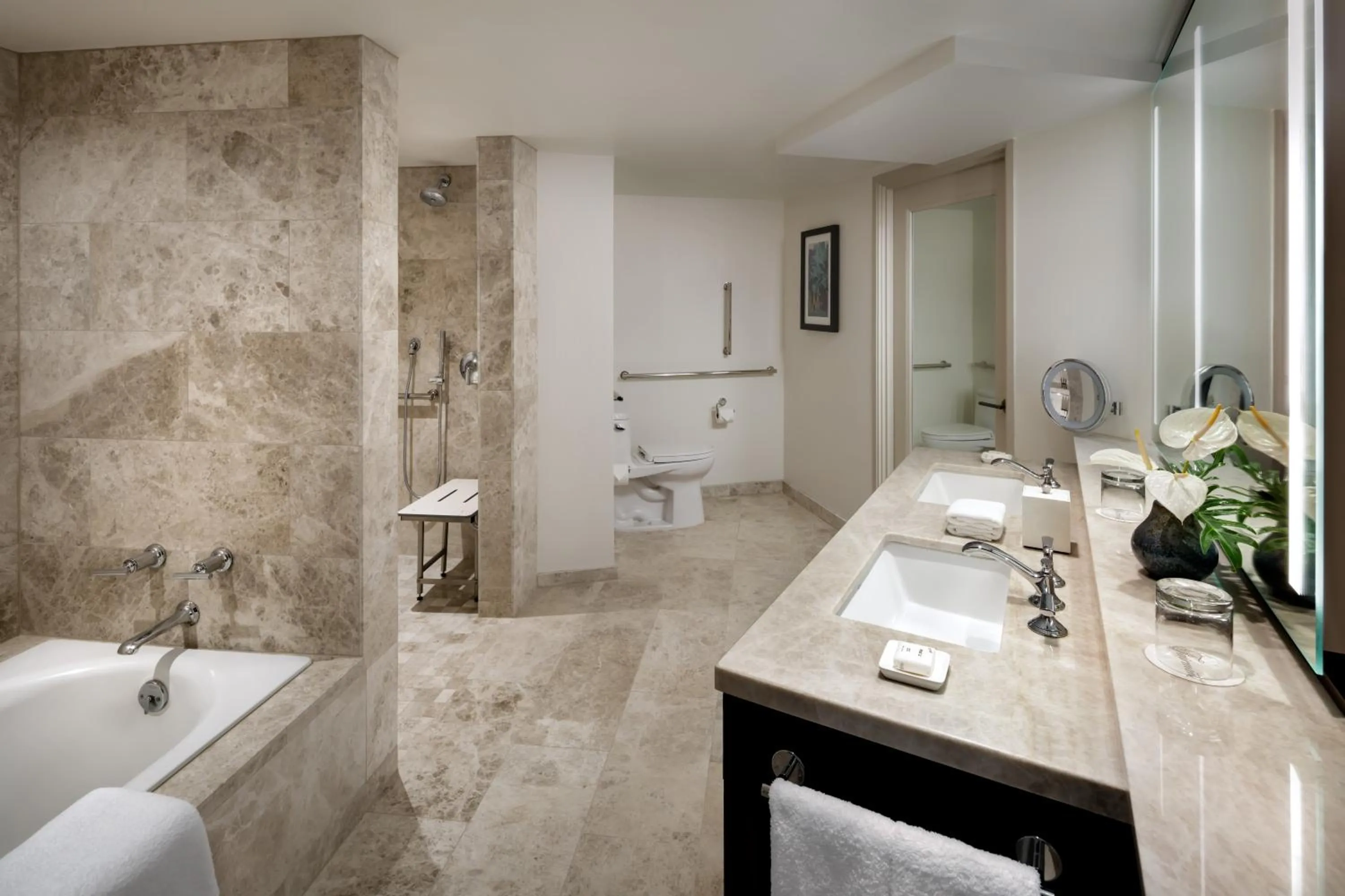 Bathroom in Fairmont Kea Lani, Maui