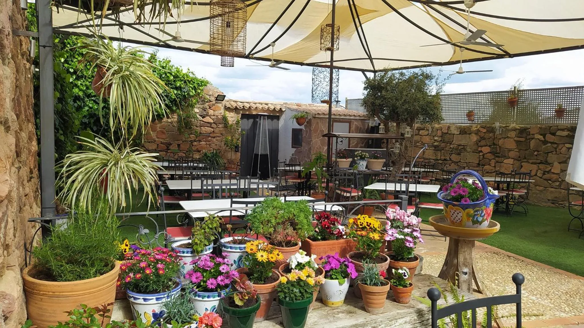 Patio in Palacete Maria Rosa