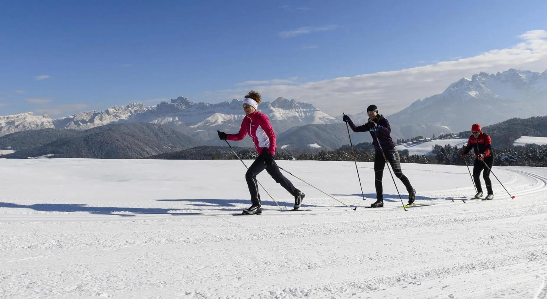 Skiing in Hotel Rosengarten