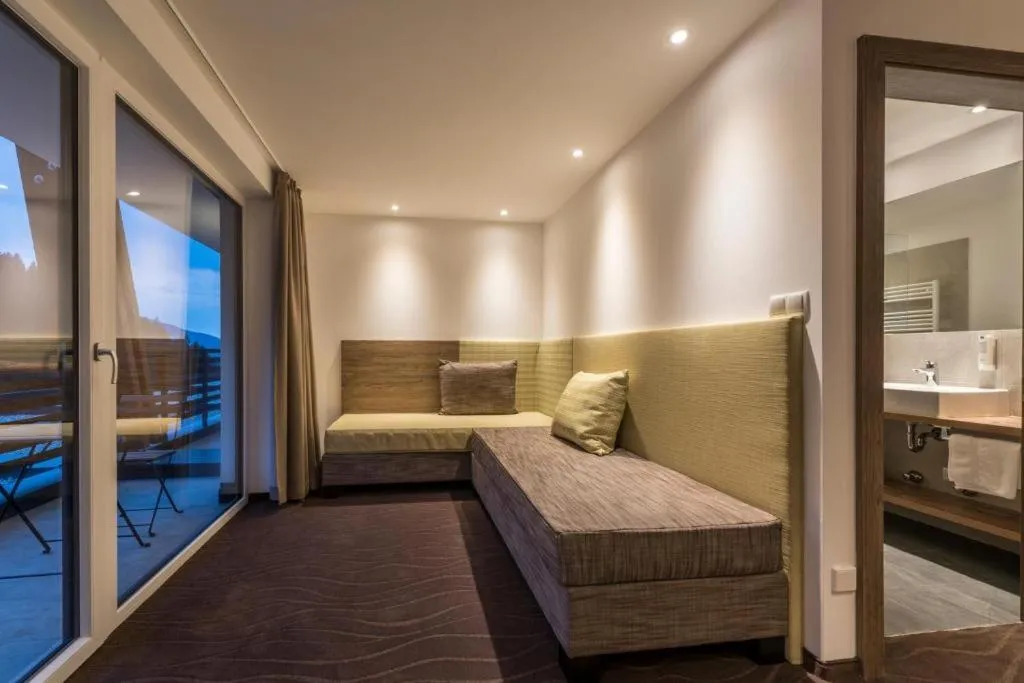 Bed in Hotel Rosengarten