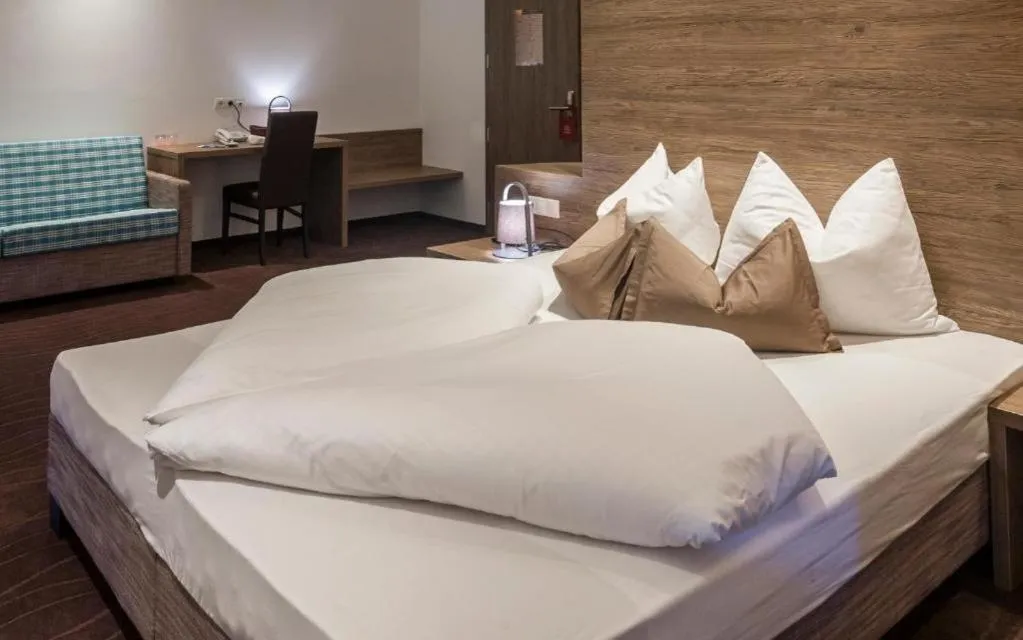 Bed in Hotel Rosengarten