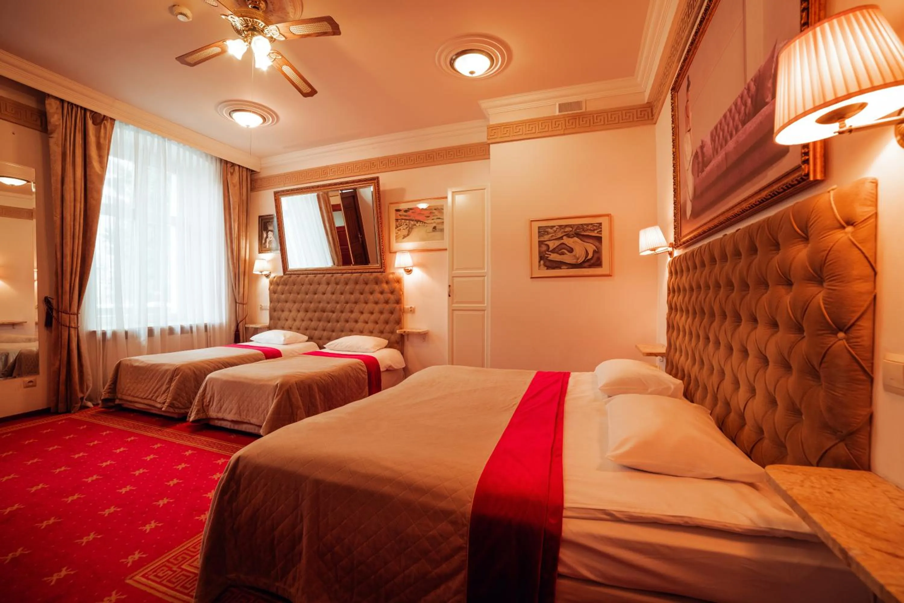 Bed in Hotel Ambasada Bolesławiec