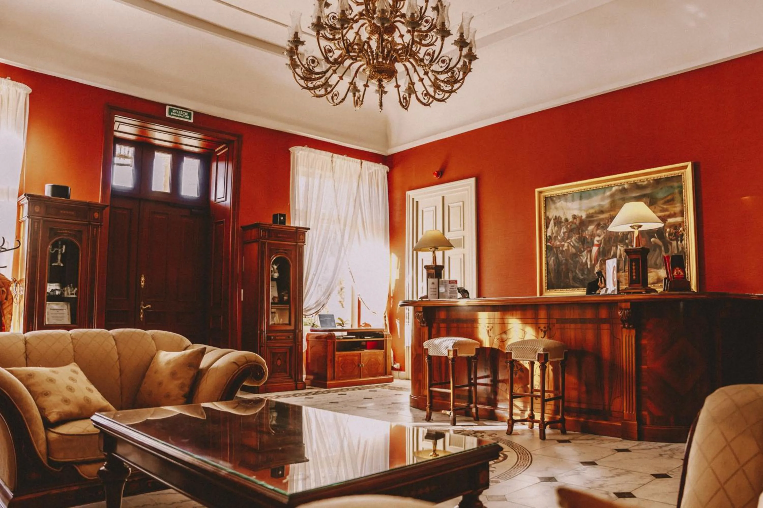 Lobby or reception in Pałac Żelechów Spa & Wellness