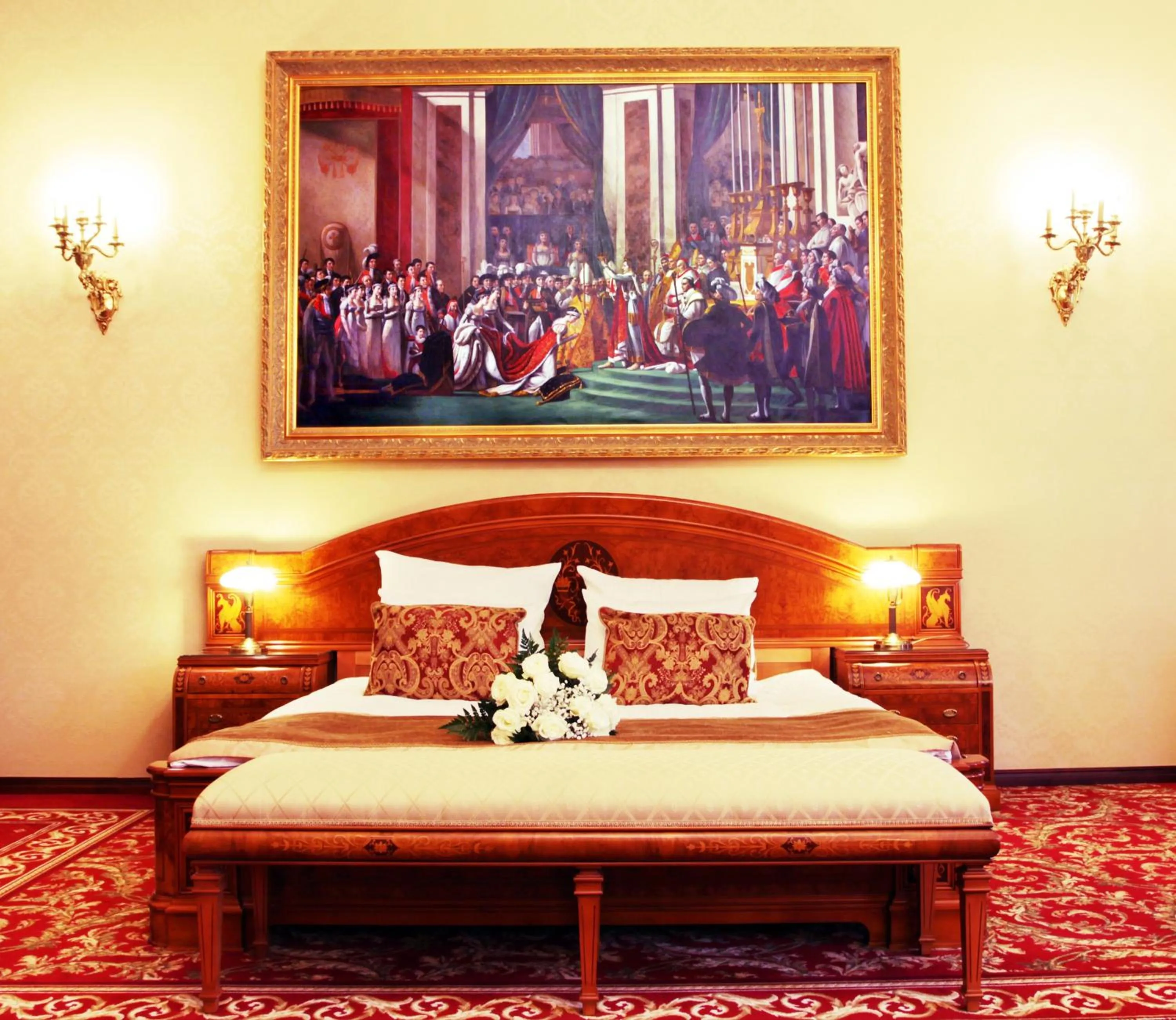 Bed in Pałac Żelechów Spa & Wellness