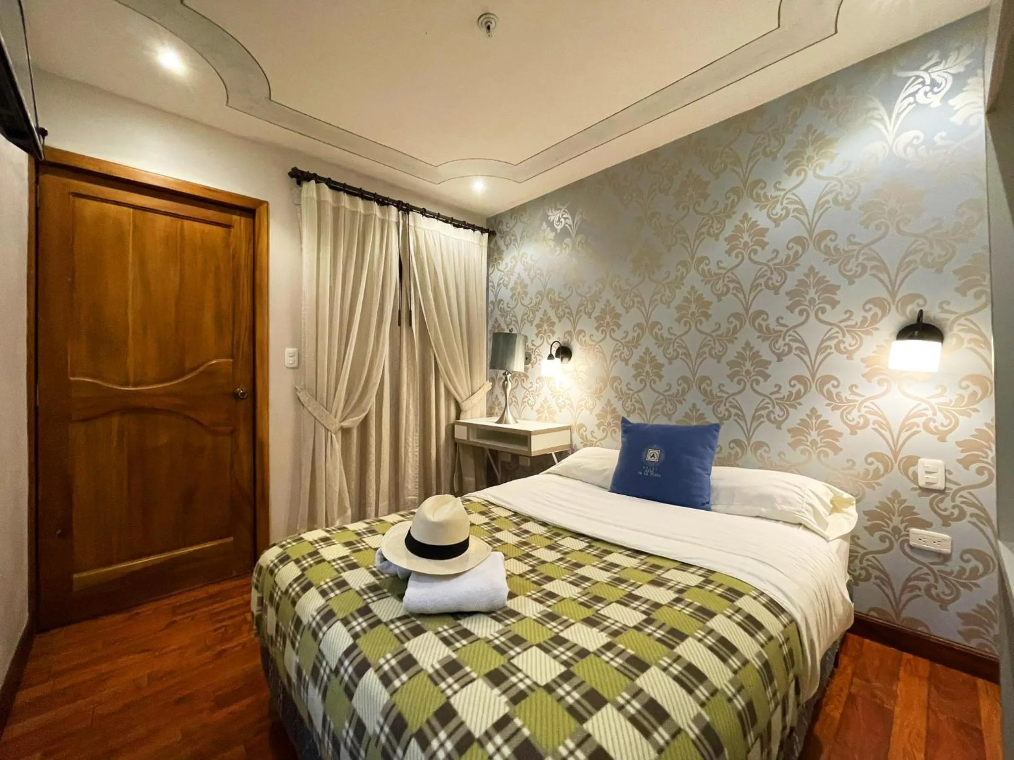 Photo of the whole room, Bed in Hotel Azul de la Plaza by Chat Noir