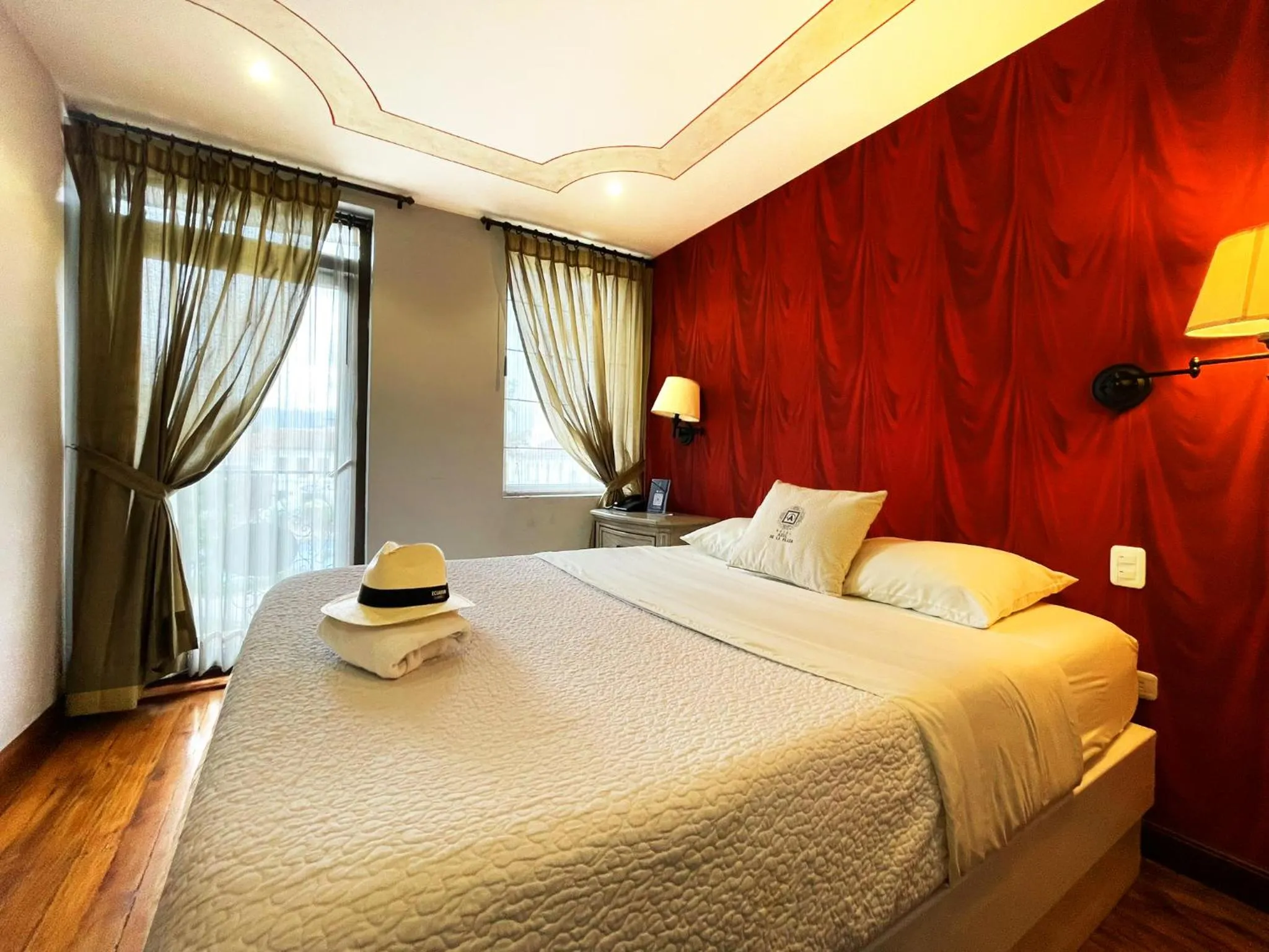 Bed in Hotel Azul de la Plaza by Chat Noir