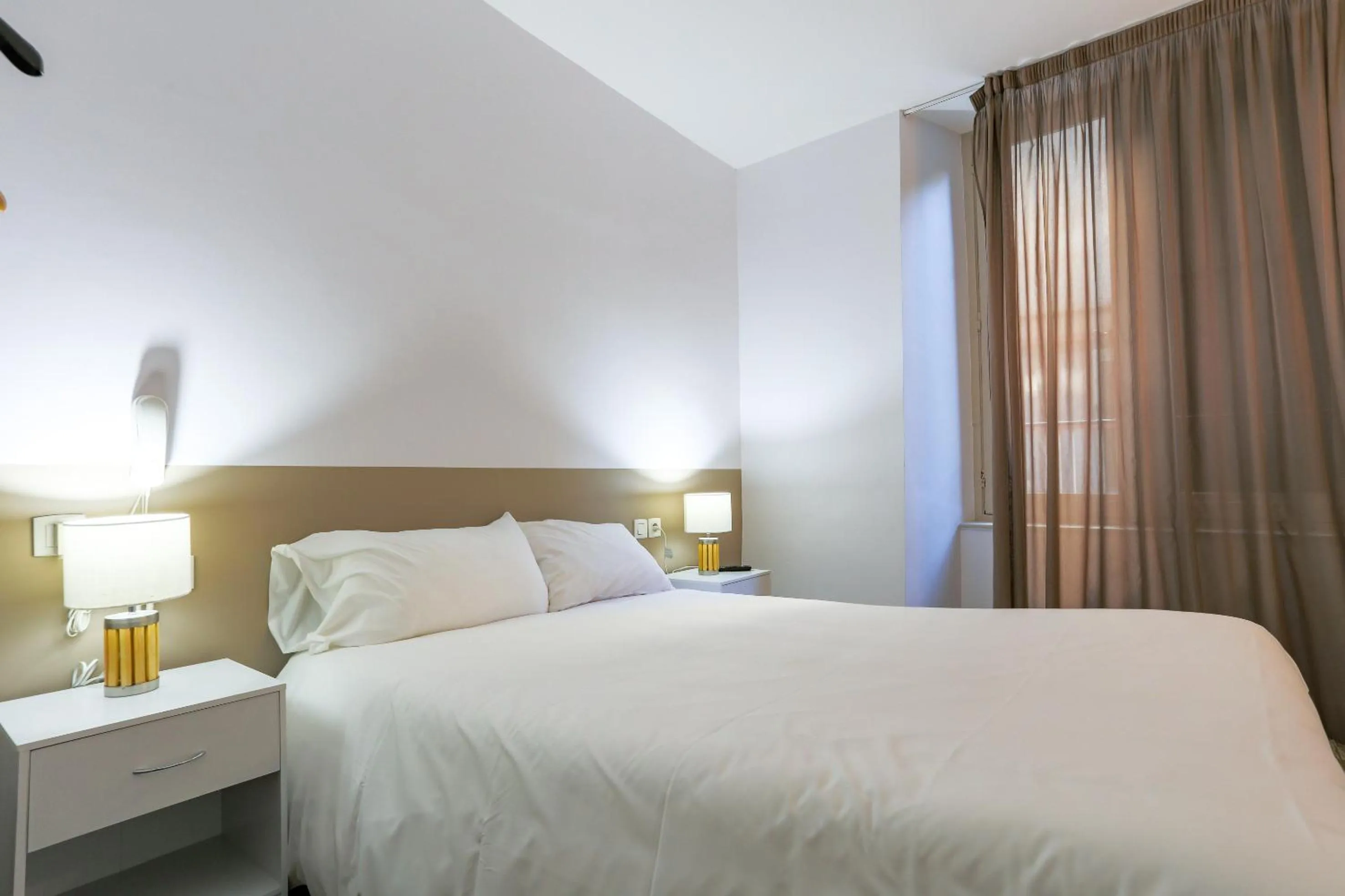 Photo of the whole room, Bed in Hotel du Clocher