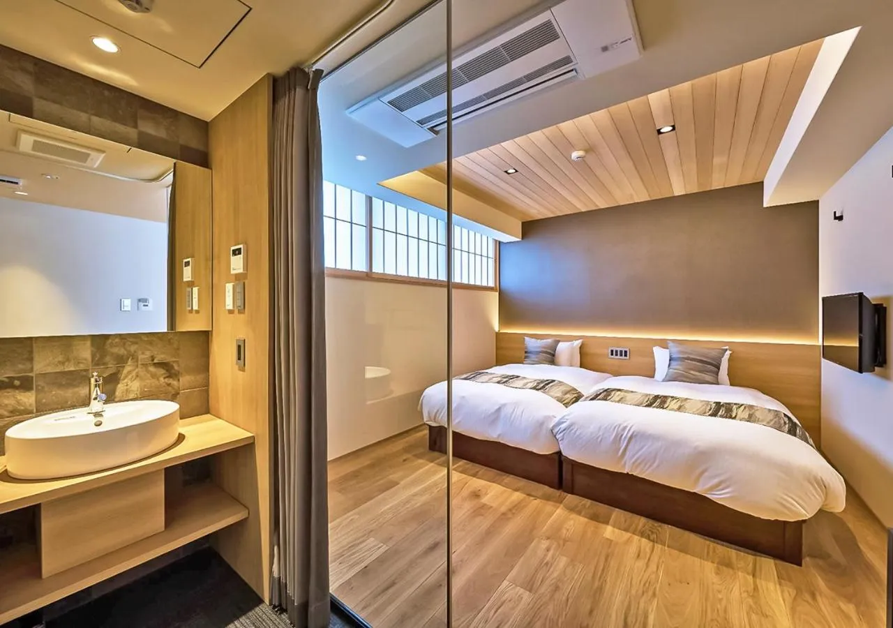 Photo of the whole room, Bed in Stay SAKURA Kyoto Gion Miyagawacho