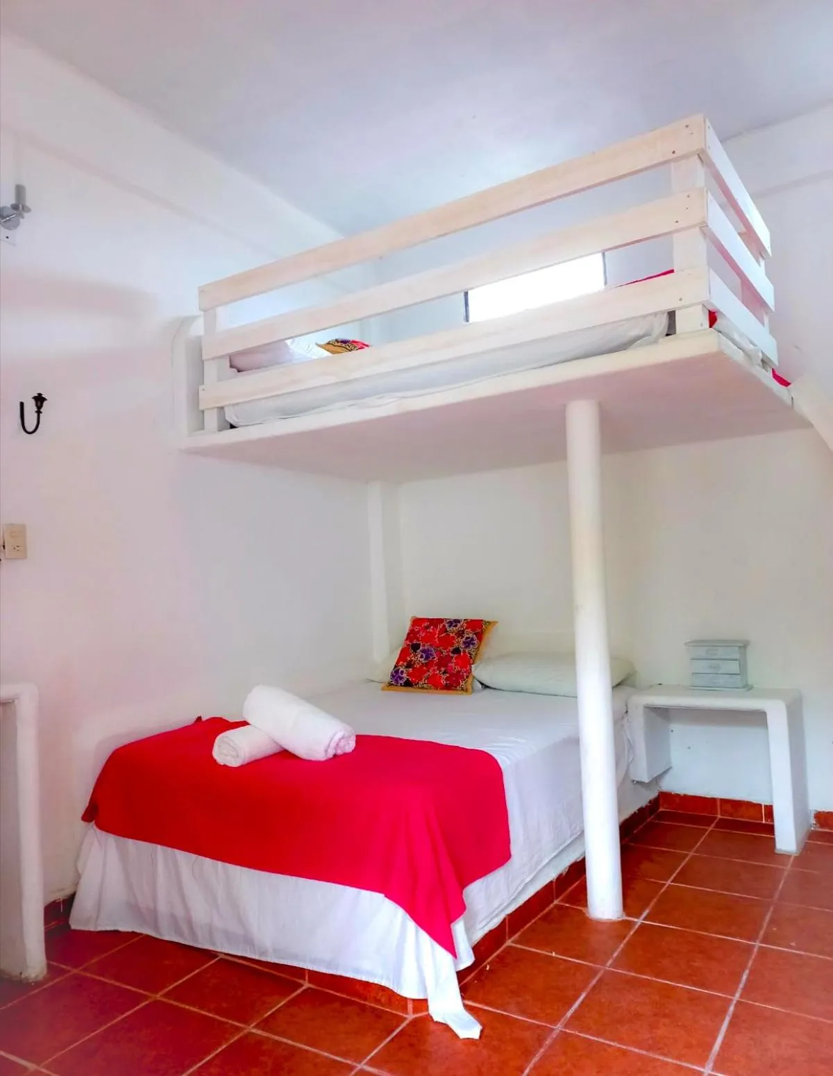 Bed in Posada Casa Antigua