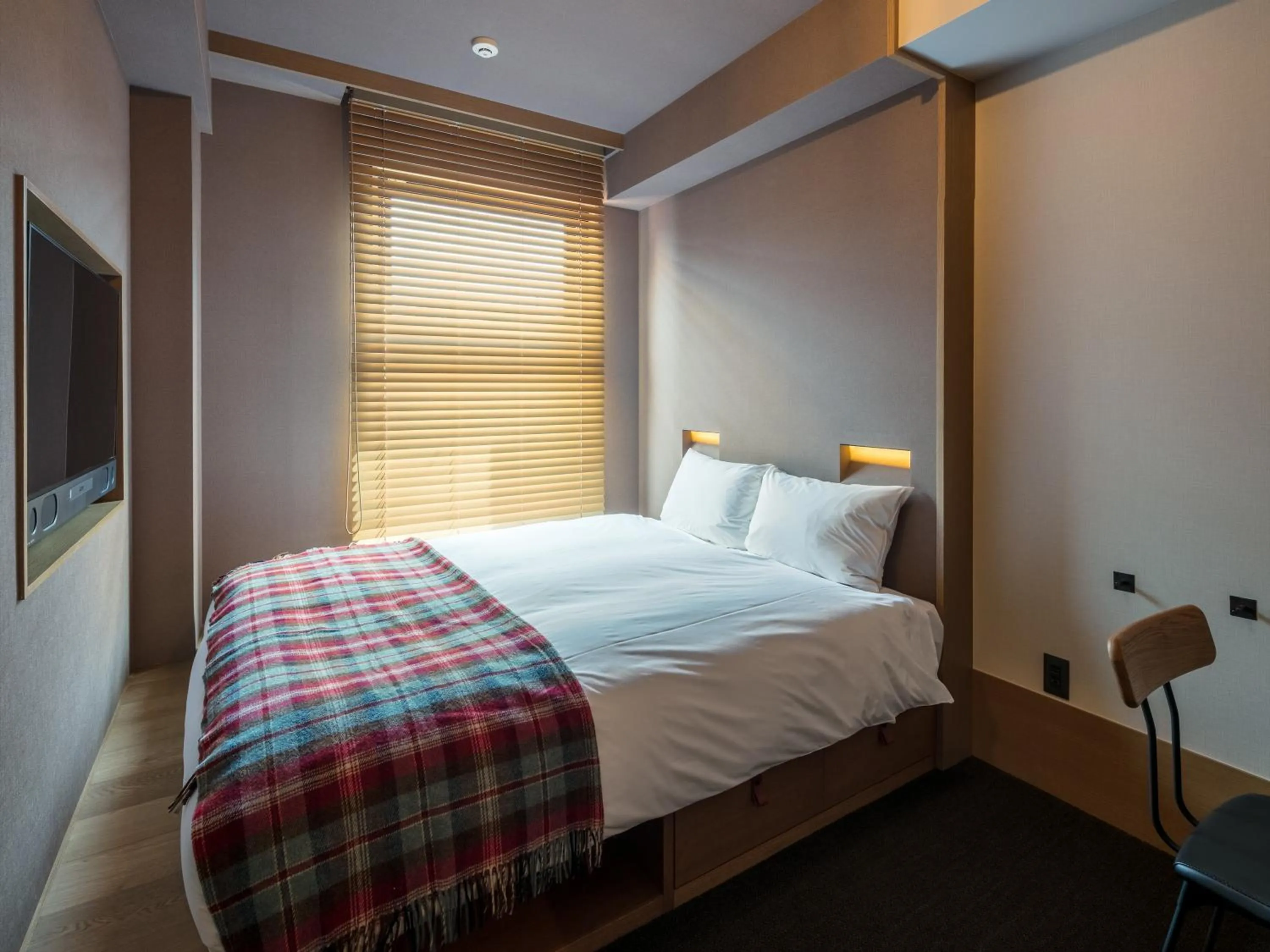 Bed in Twin-Line Hotel Karuizawa Japan