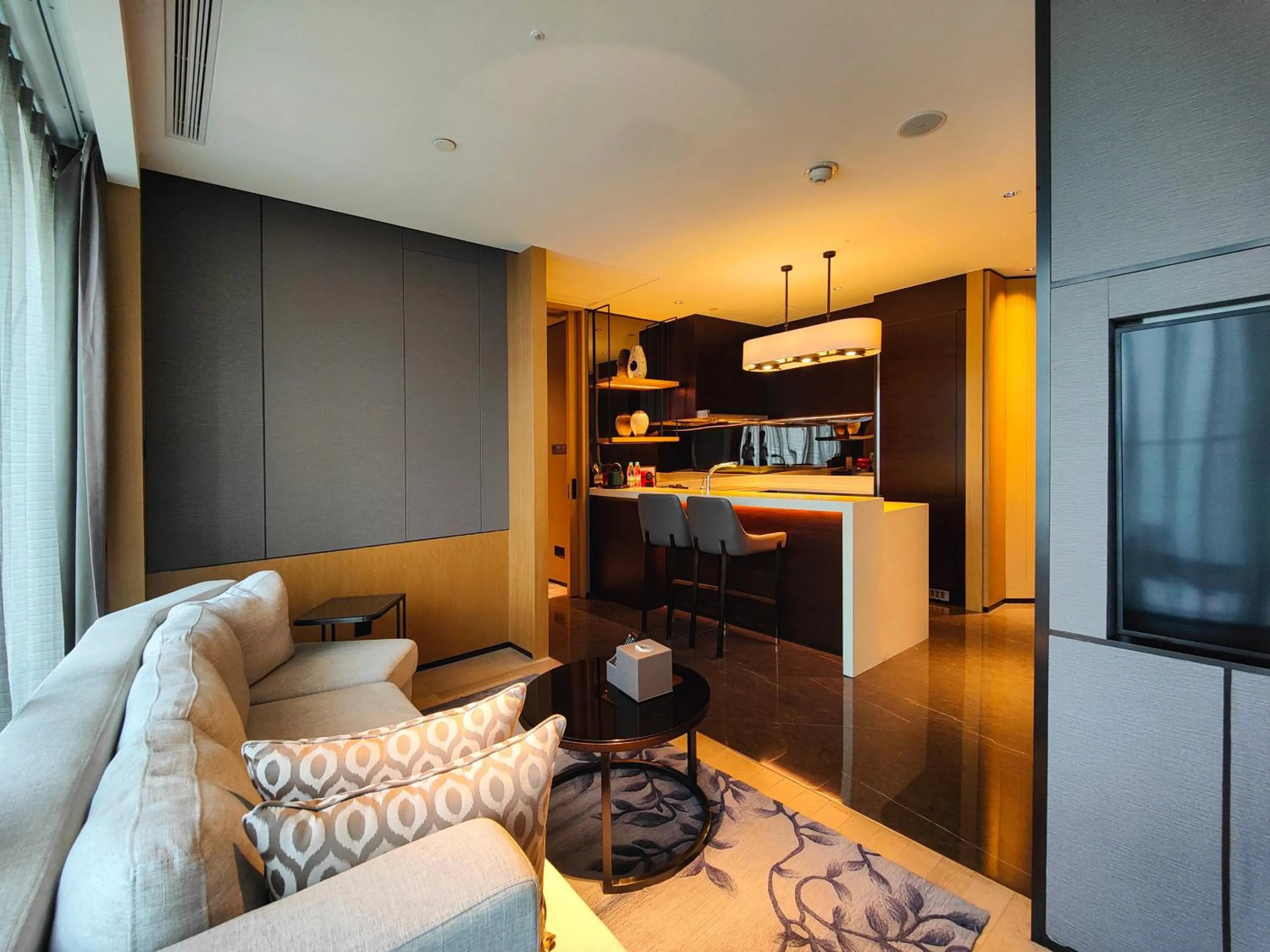 Living room in Kempinski Residences Guangzhou