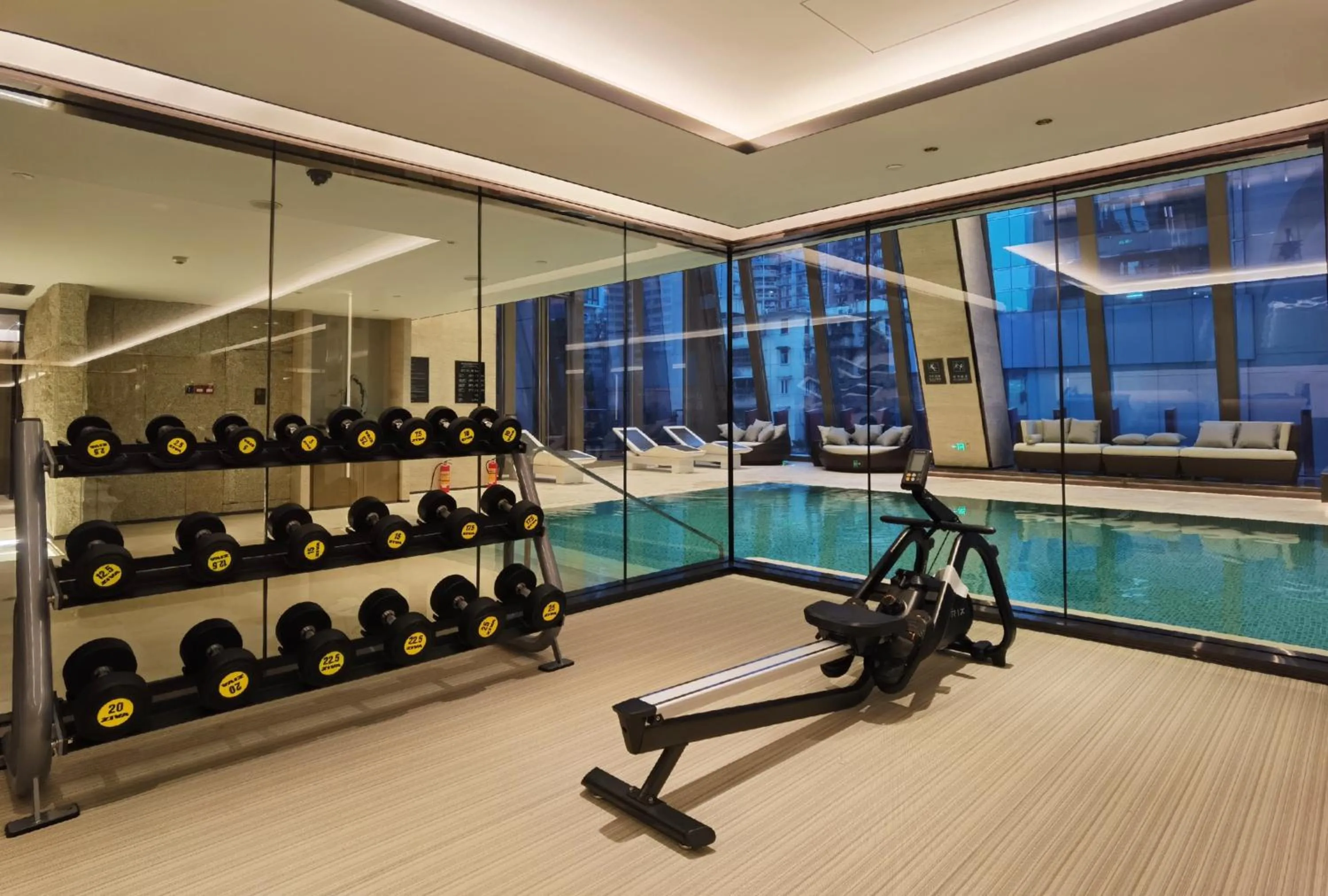 Fitness centre/facilities in Kempinski Residences Guangzhou