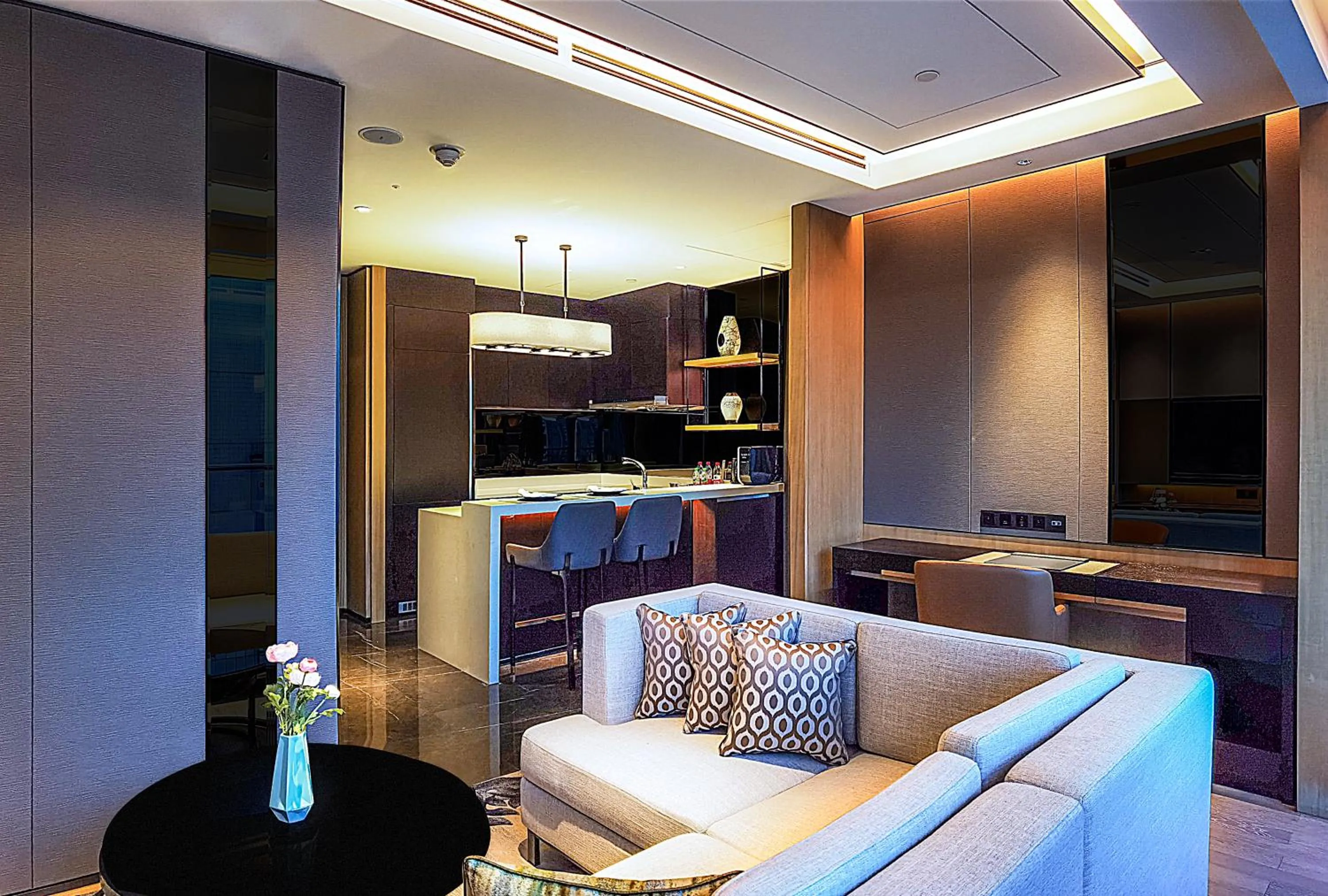 Living room in Kempinski Residences Guangzhou