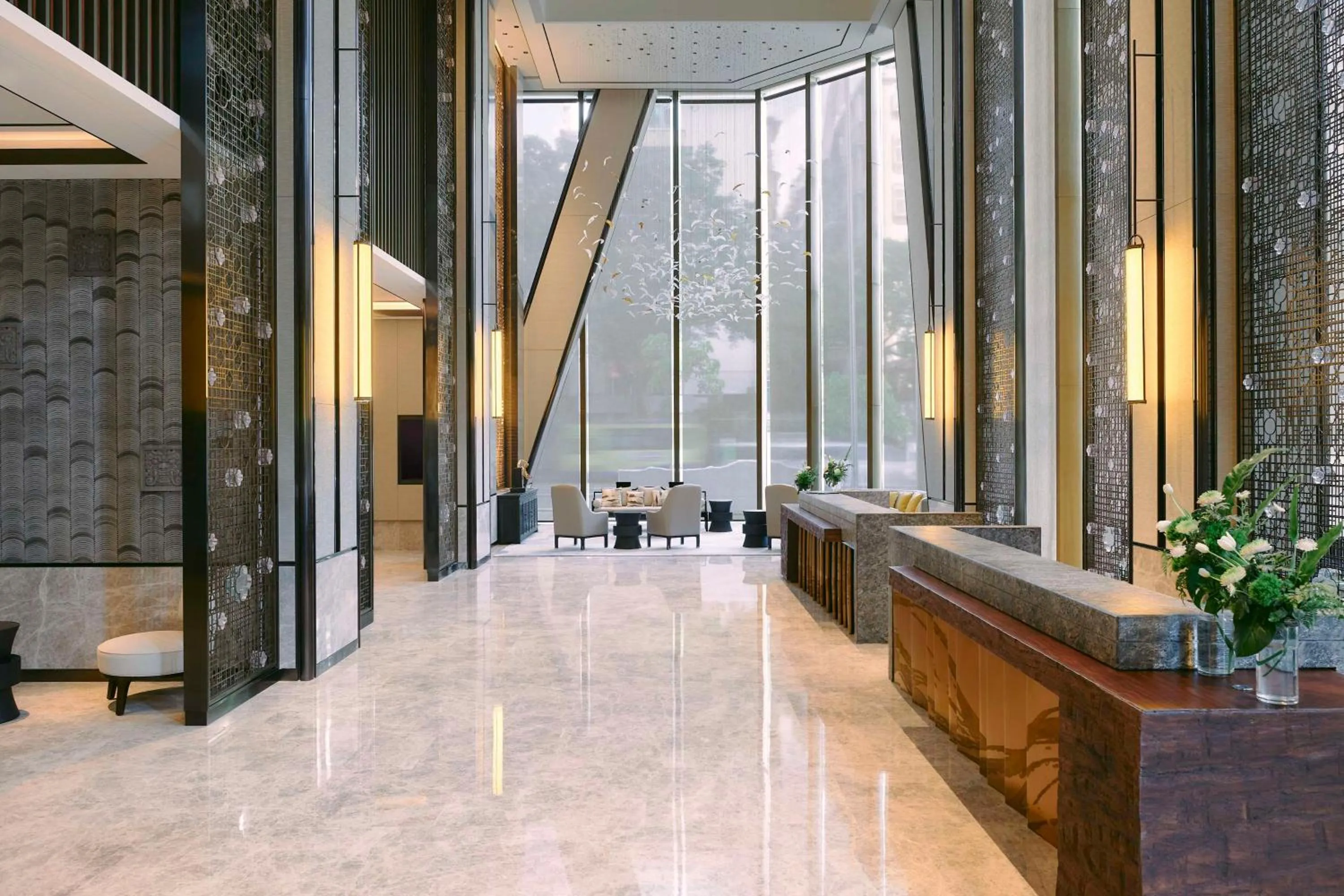 Lobby or reception in Kempinski Residences Guangzhou