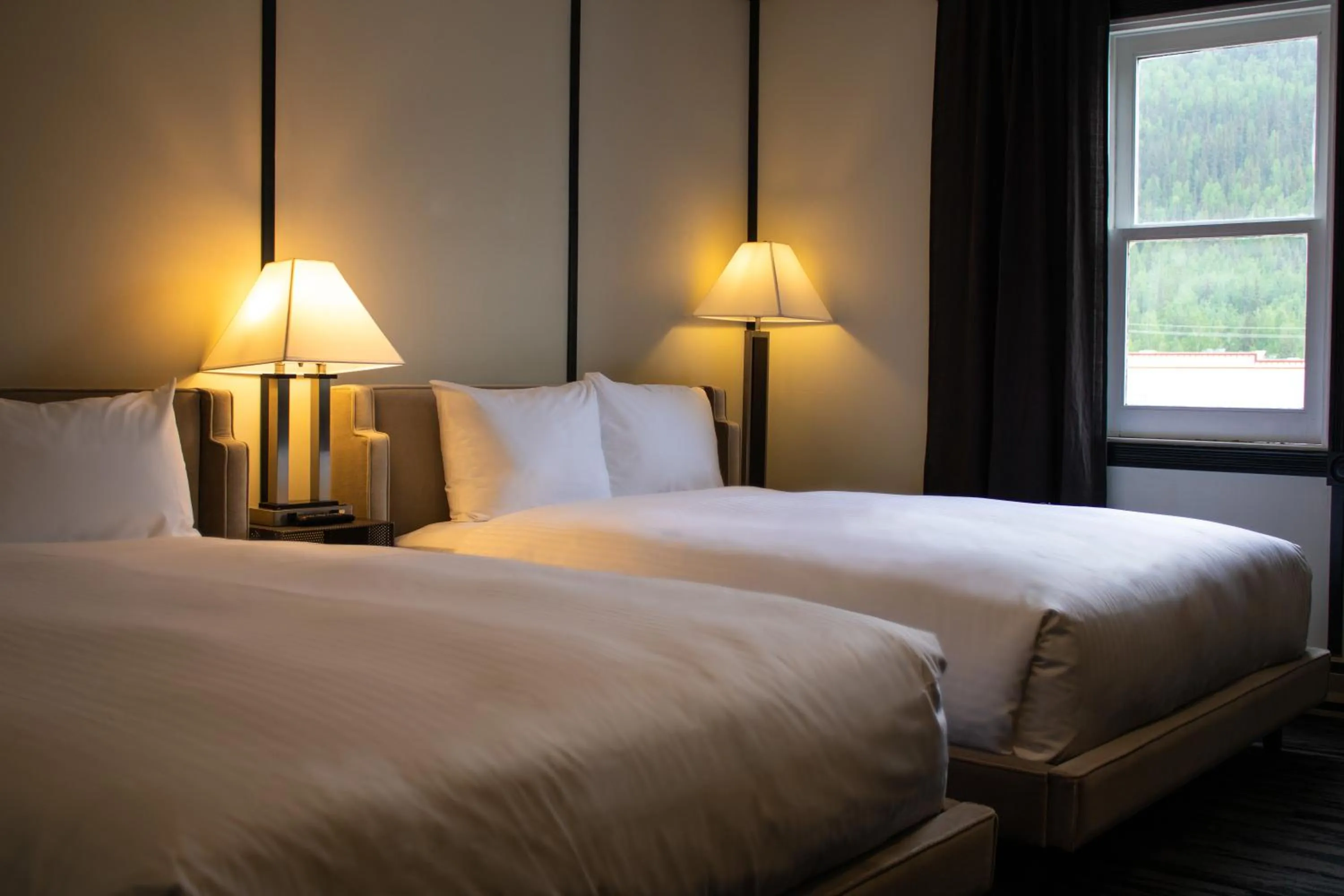 Bed in Midnight Sun, a Coast Hotel