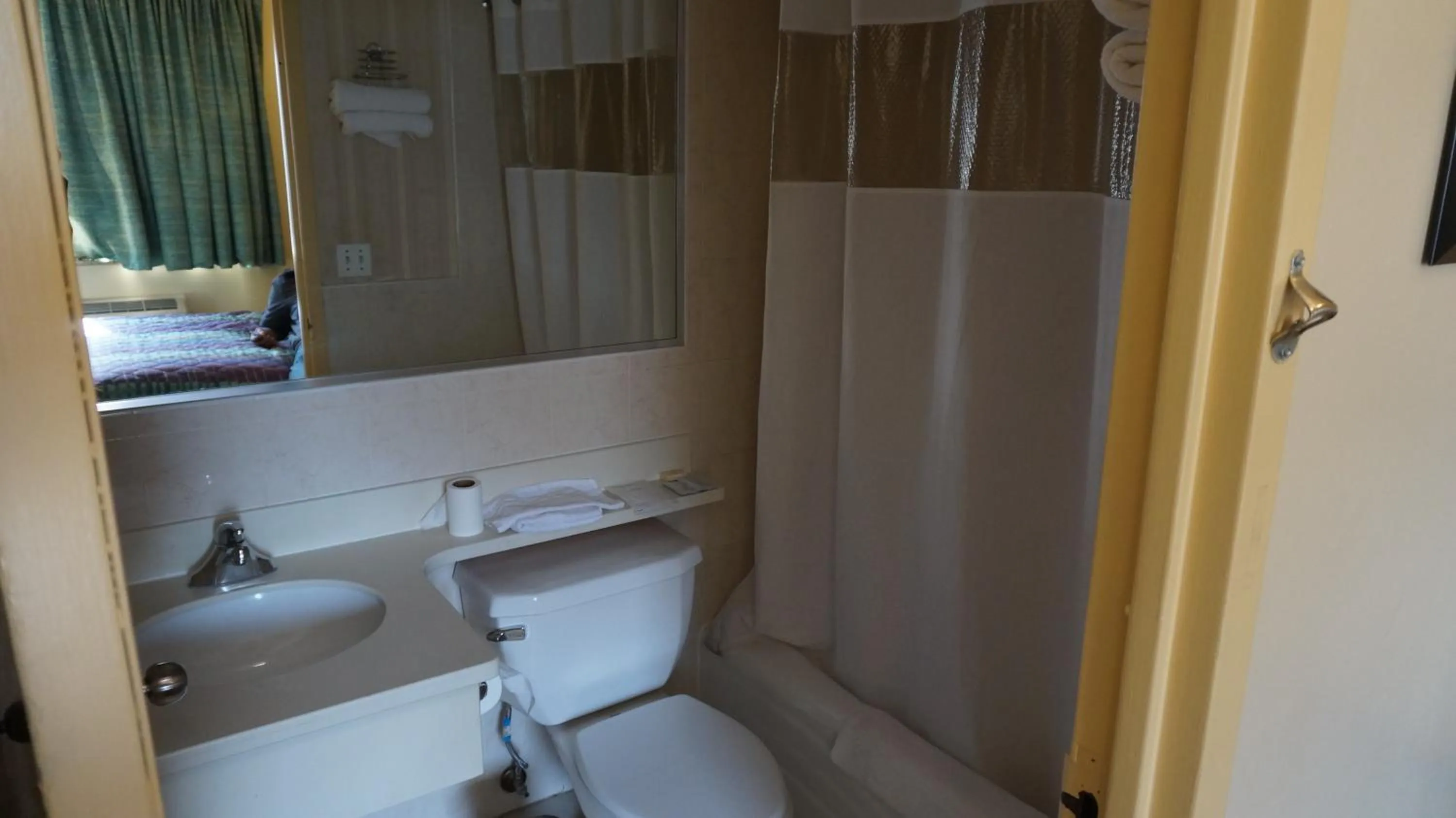 Bathroom in Flushing Motel