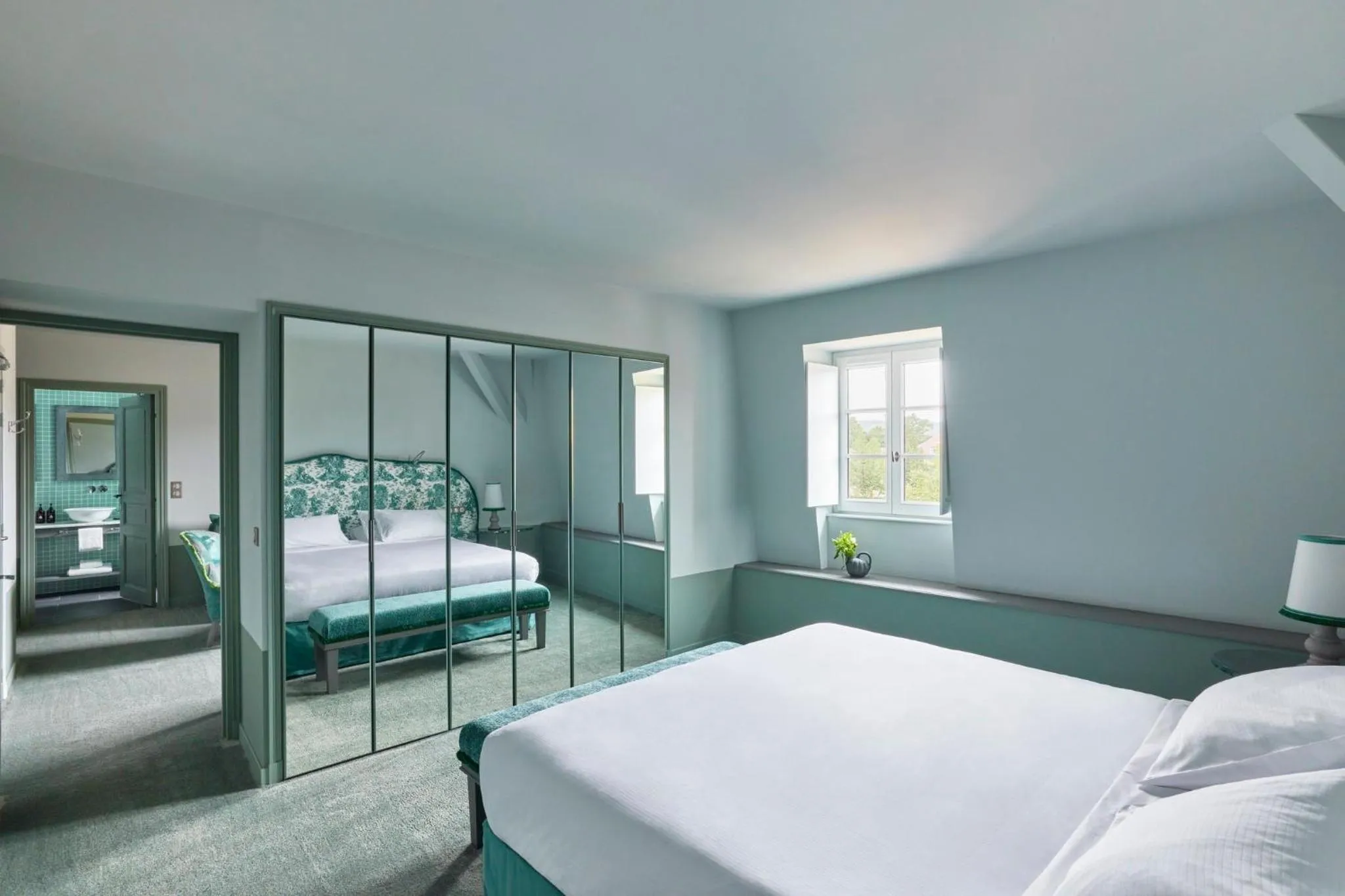 Bathroom, Bed in COMO Le Montrachet