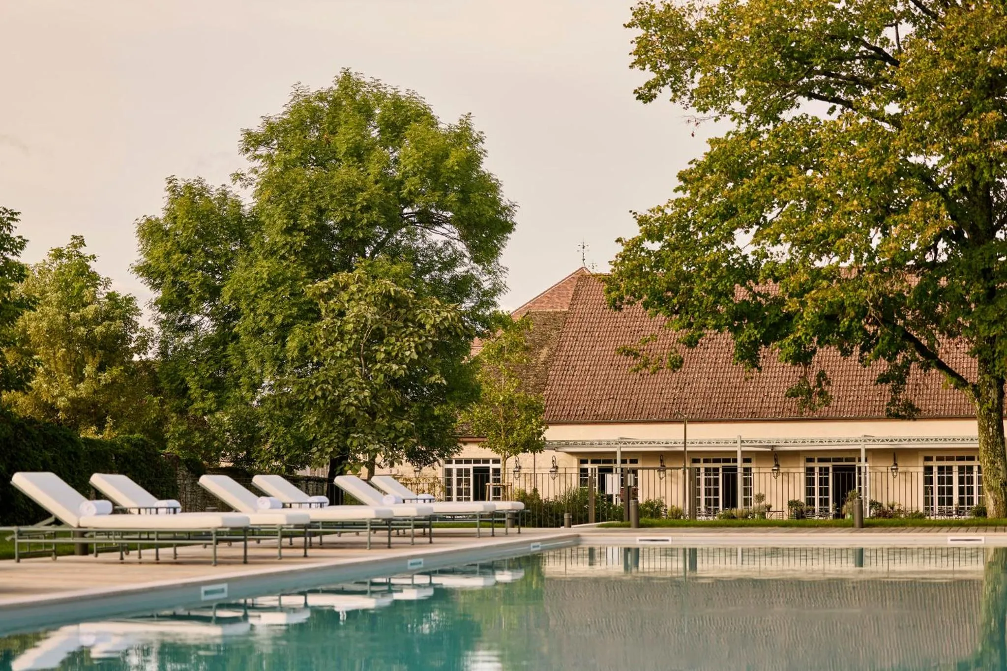 Swimming pool in COMO Le Montrachet
