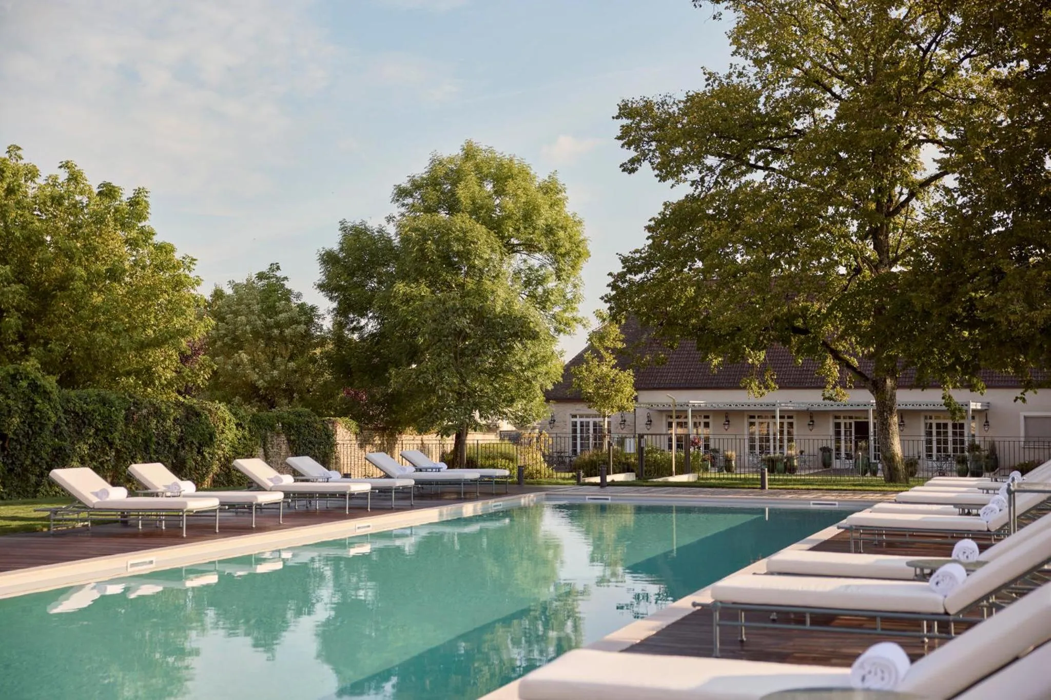 Swimming pool in COMO Le Montrachet